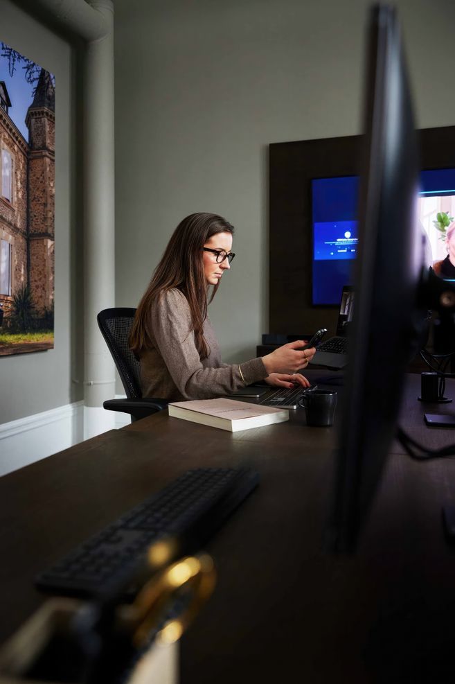 Celin Lund is an HR Manager for Forte, working mostly from the office. | Featured design: HÅG SoFi 7500 | Forte, Oslo