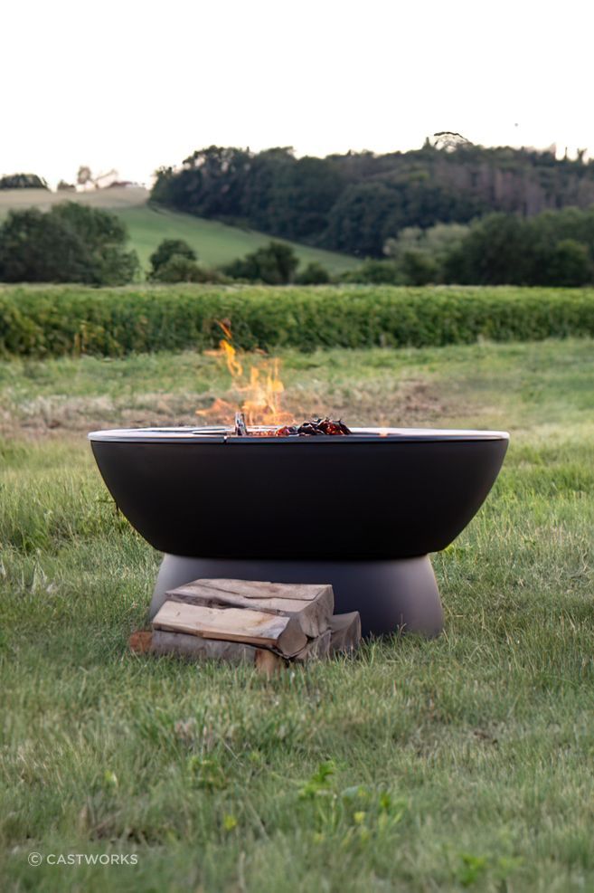 It's hard to beat the allure of a natural flame produced by a wood burning fire pit.