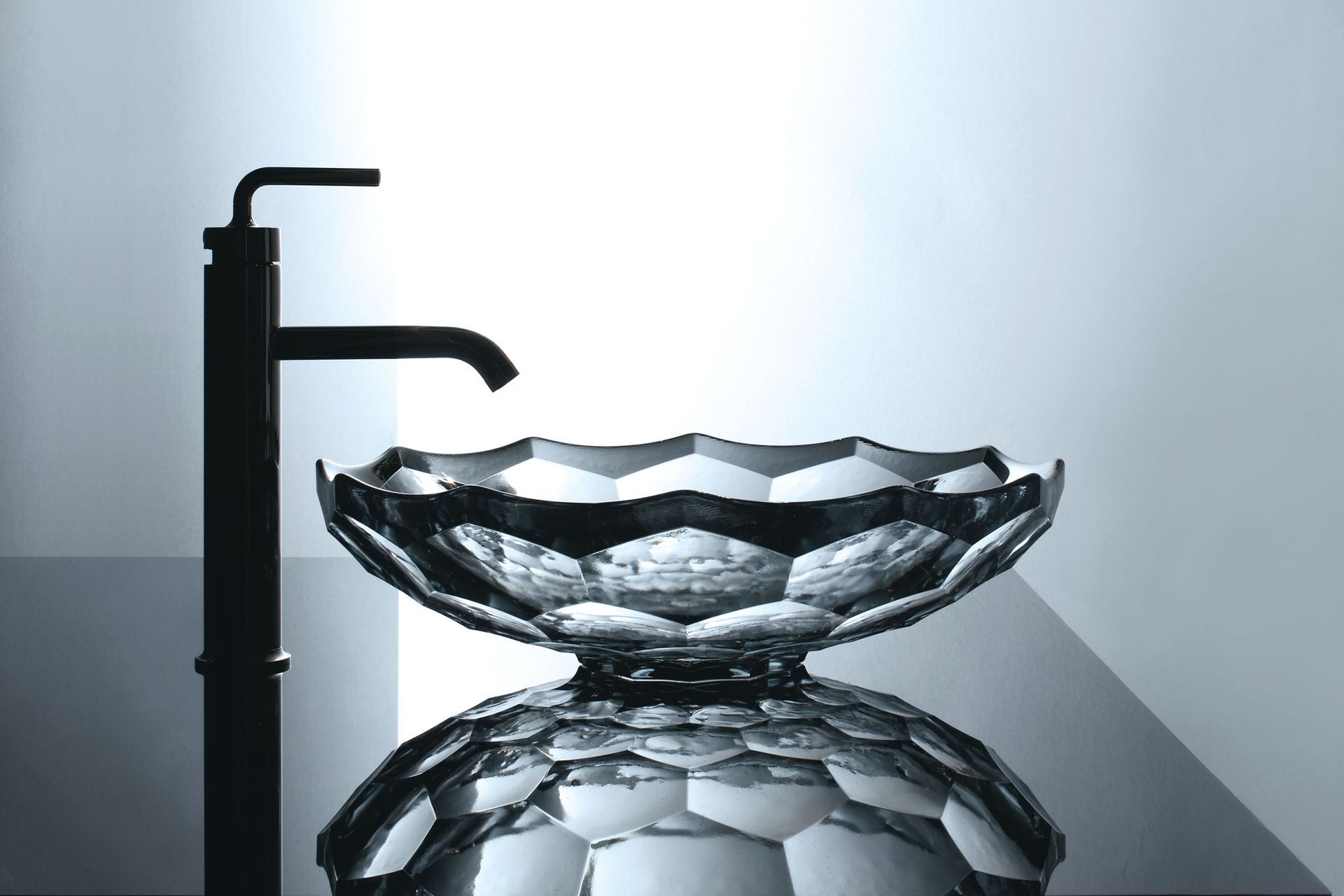 Kohler Australia - Briolette Faceted Glass Vessel Basin