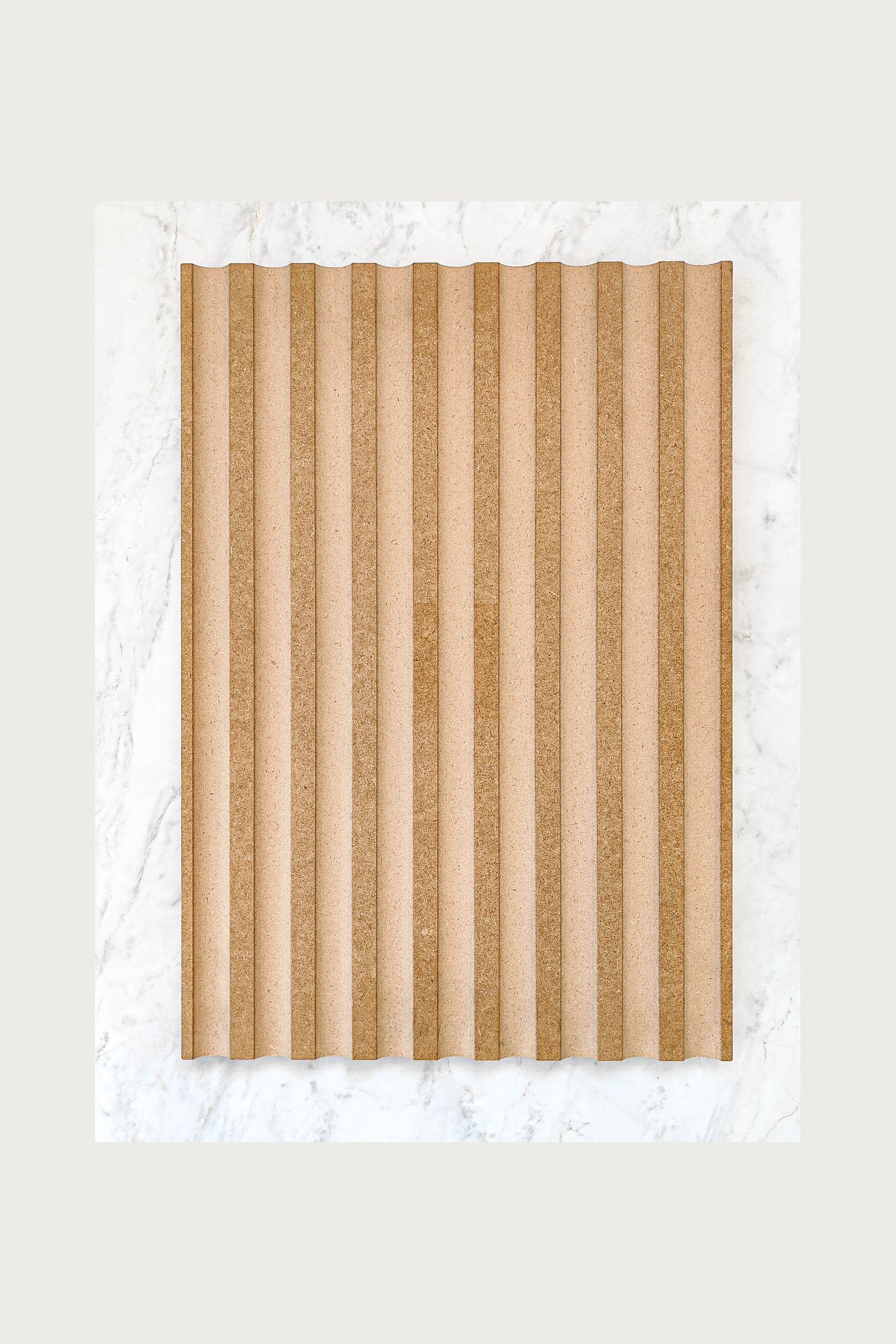 The fluted look of the Alaska is great for classic or contemporary spaces.