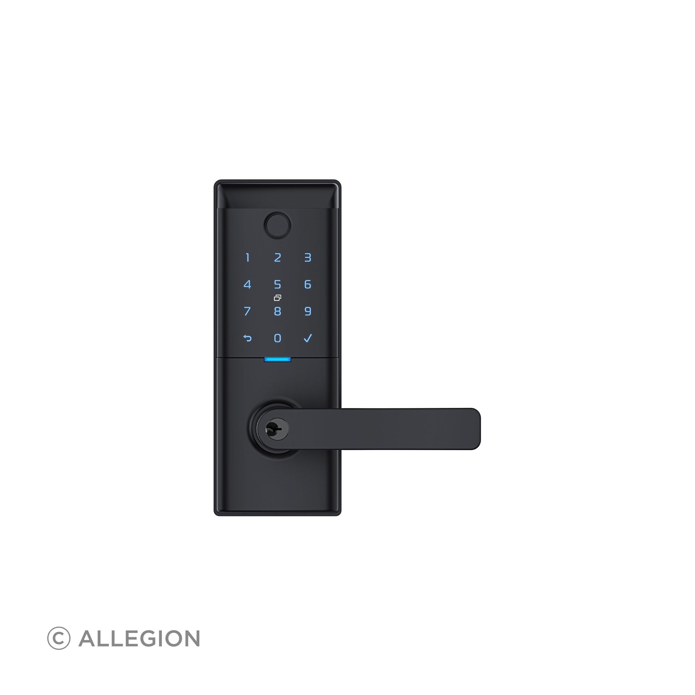 Schlage-Ascent-Smart-Entrance-Lever-front-on-Black.jpg