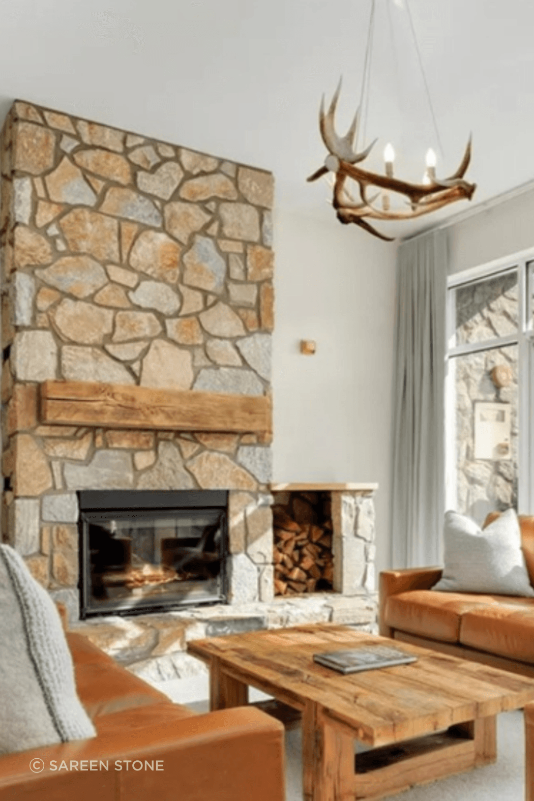 Summit wall cladding wrapped floor to ceiling. The kind of fireplace that makes a room.