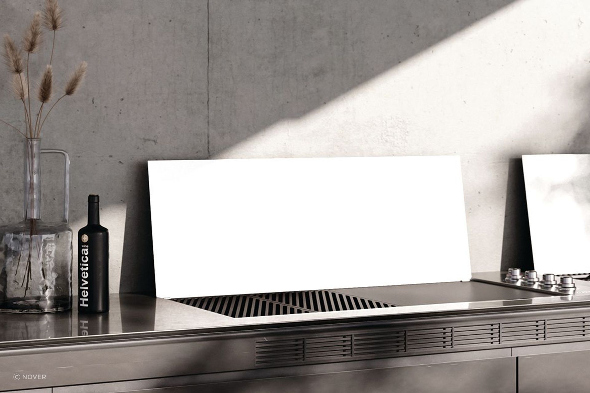 Exterior panels can be installed to improve the appearance of an outdoor oven unit