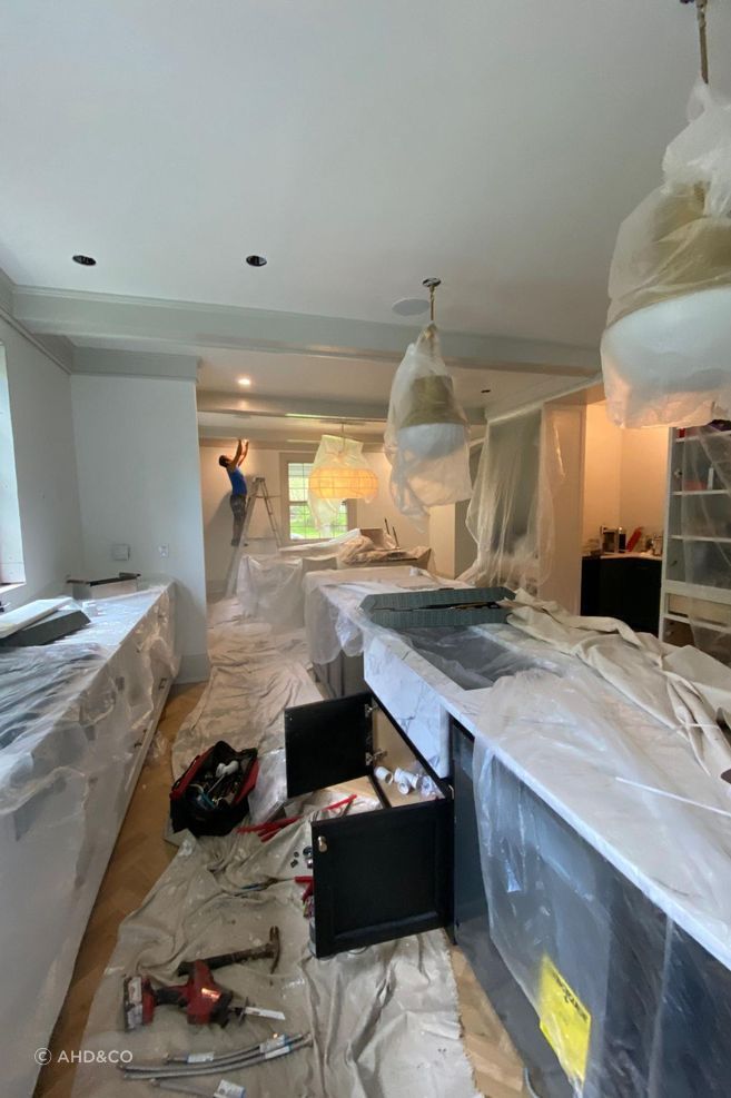 The island is in, but there is still work to be done.
