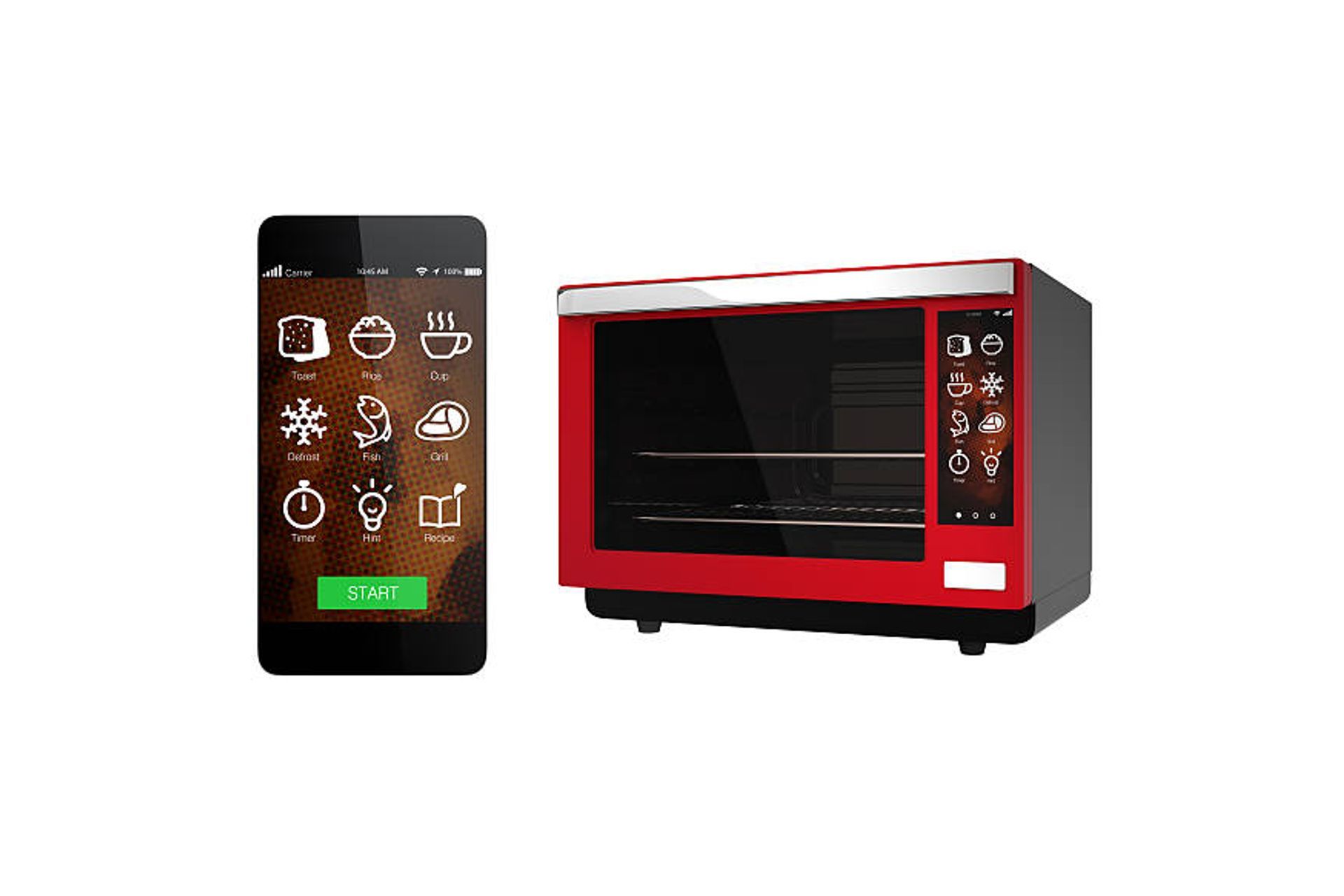 Example of a small smart oven | Photo Credit – iStock