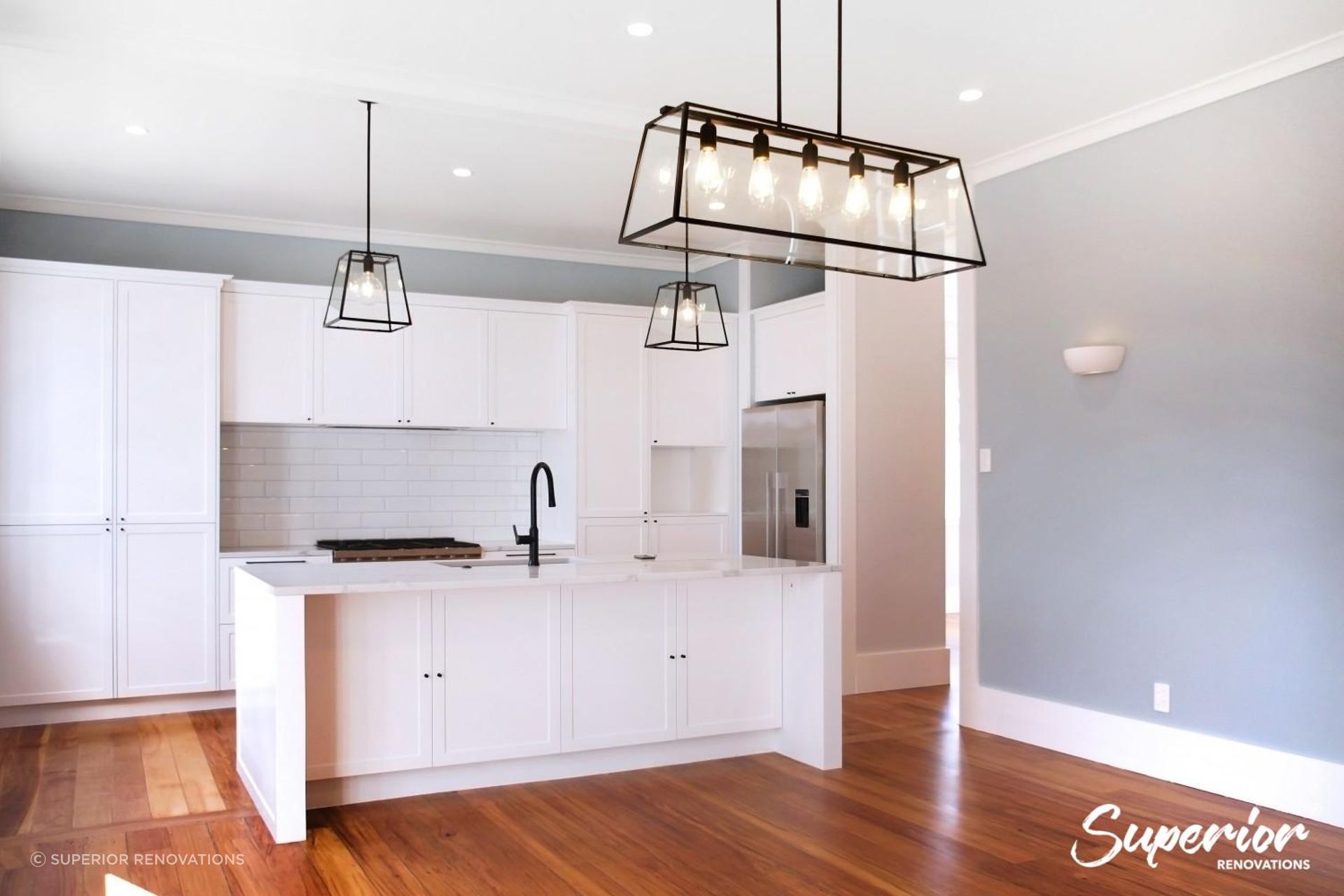 Kitchen Island Tying The Room Together