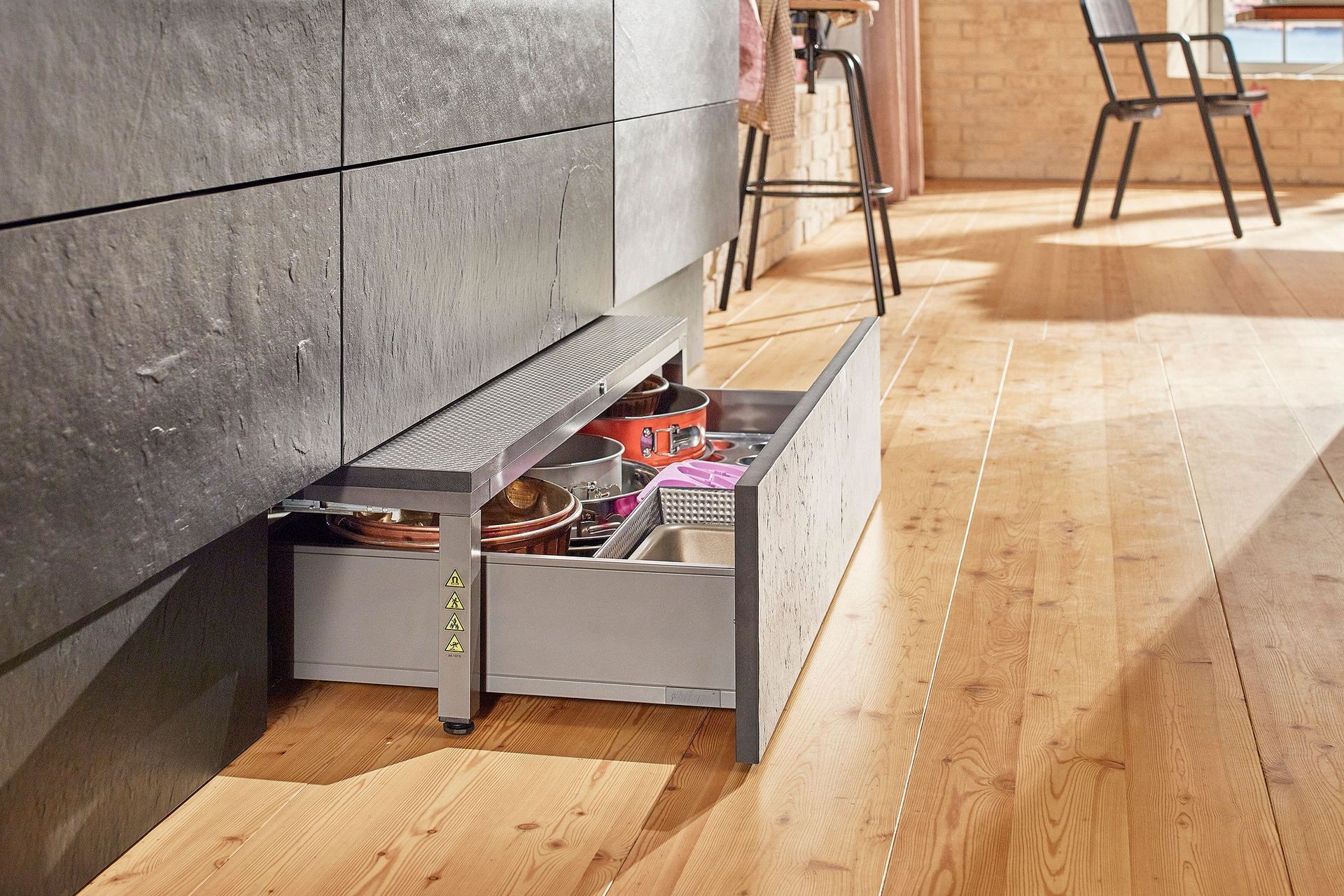 SPACE STEP: The step that’s also a drawer