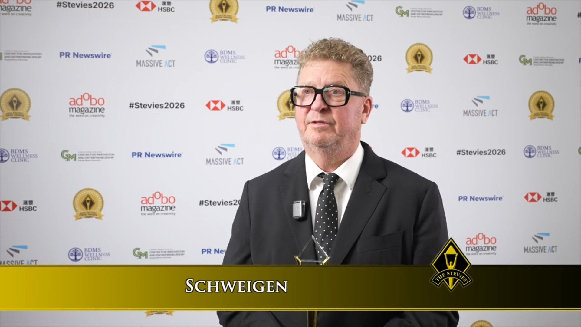 Schweigen wins in the 2026 Asia-Pacific Stevie® Awards video