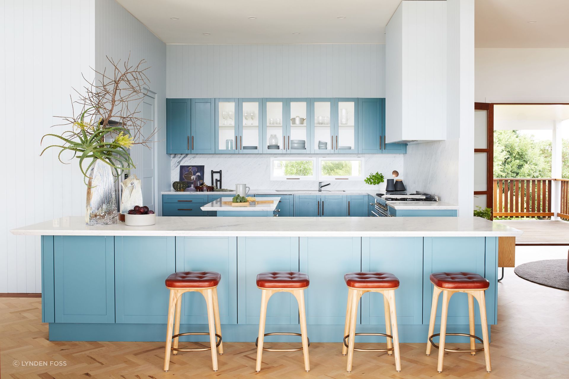 The kitchen was completely reconfigured to optimise the space.