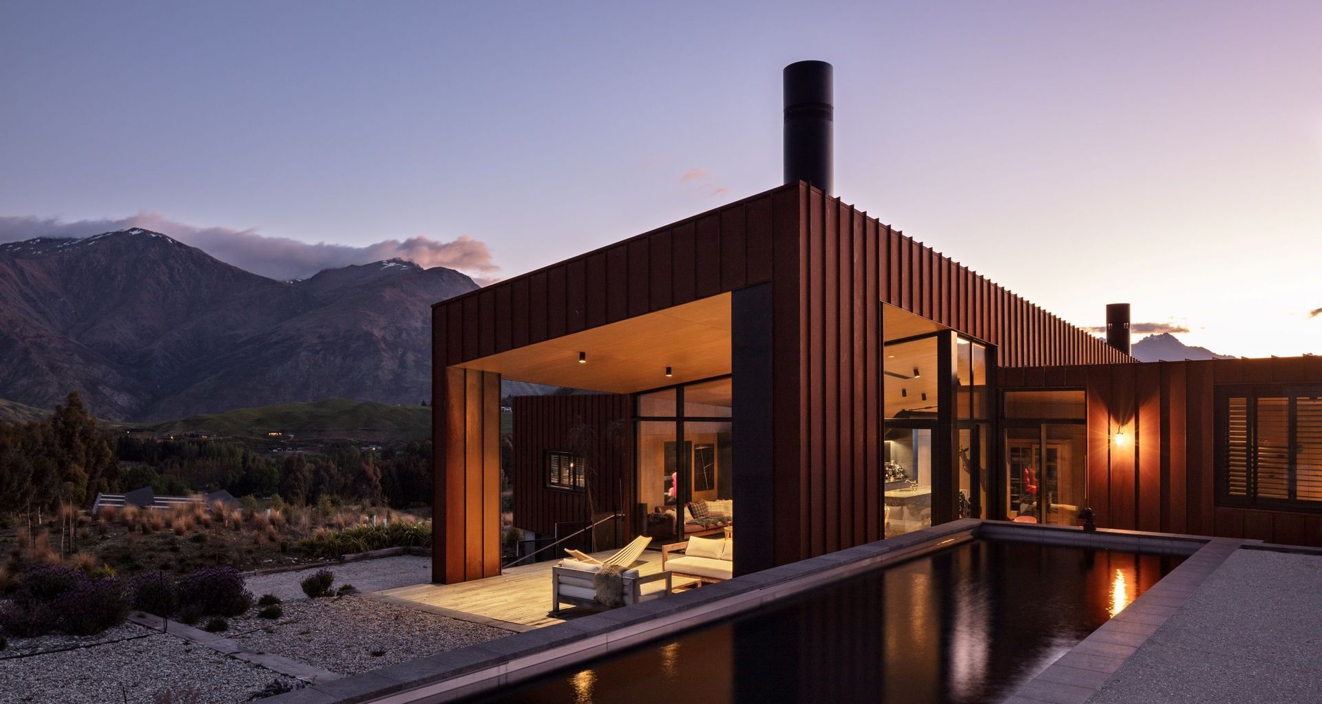 Corten House by Anna-Marie Chin Architects. | Photography: Simon Devitt