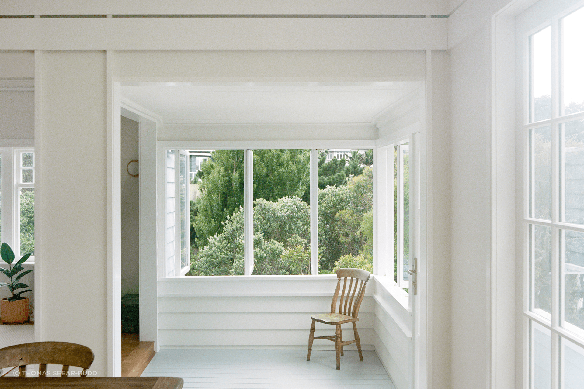 The old verandah is now part of the living space.
