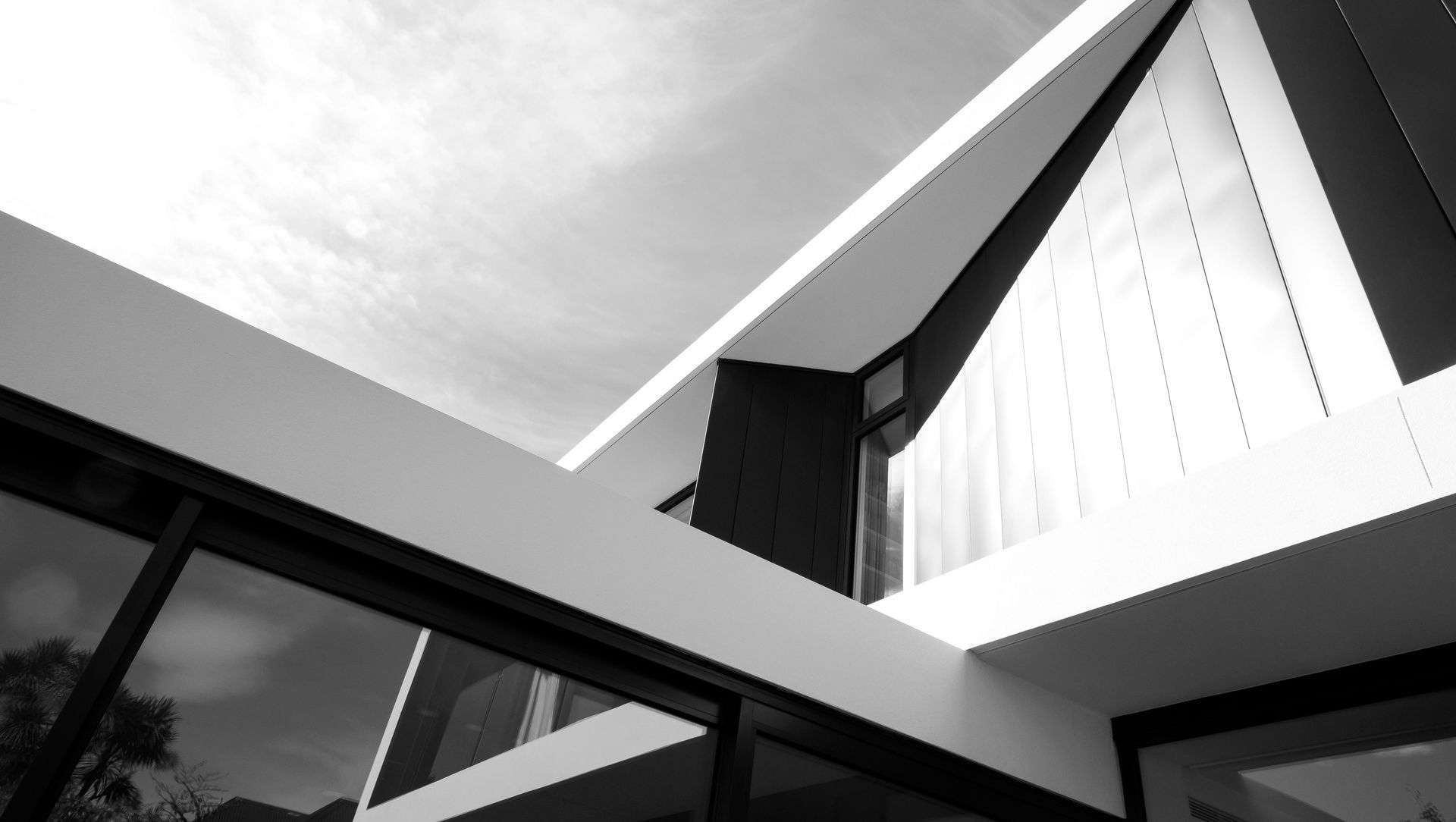 Black and White banner