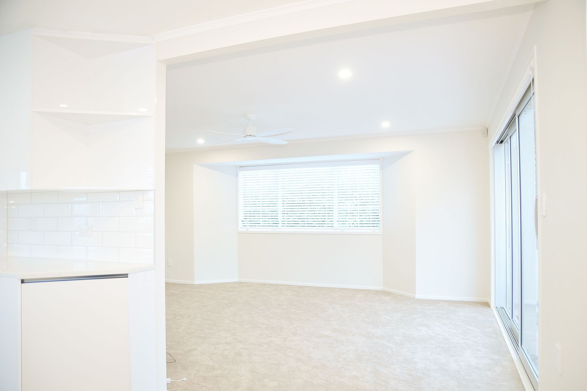 Flooring changed throughout the house. The entire house was plastered and re-painted. 