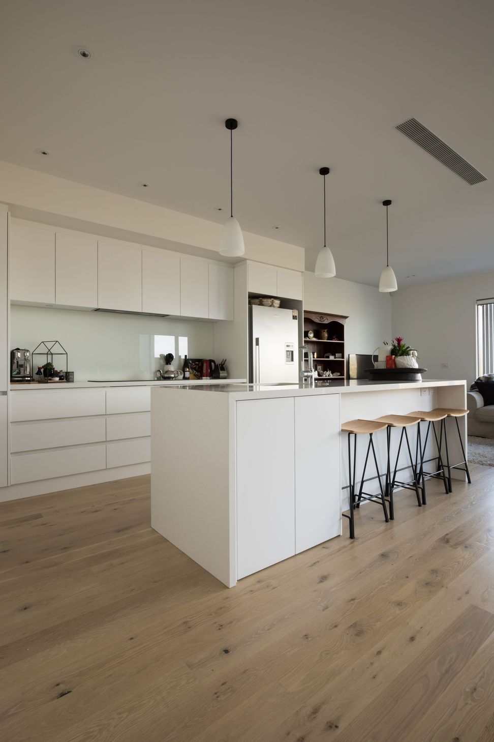 Hobsonville IV - Rustic Grade Solid American White Oak Flooring finished w/ Clear Waterborne Polyurethane