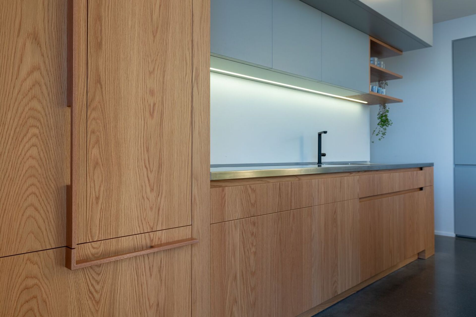 Integrated Fisher &amp; Paykel fridge freezer 
