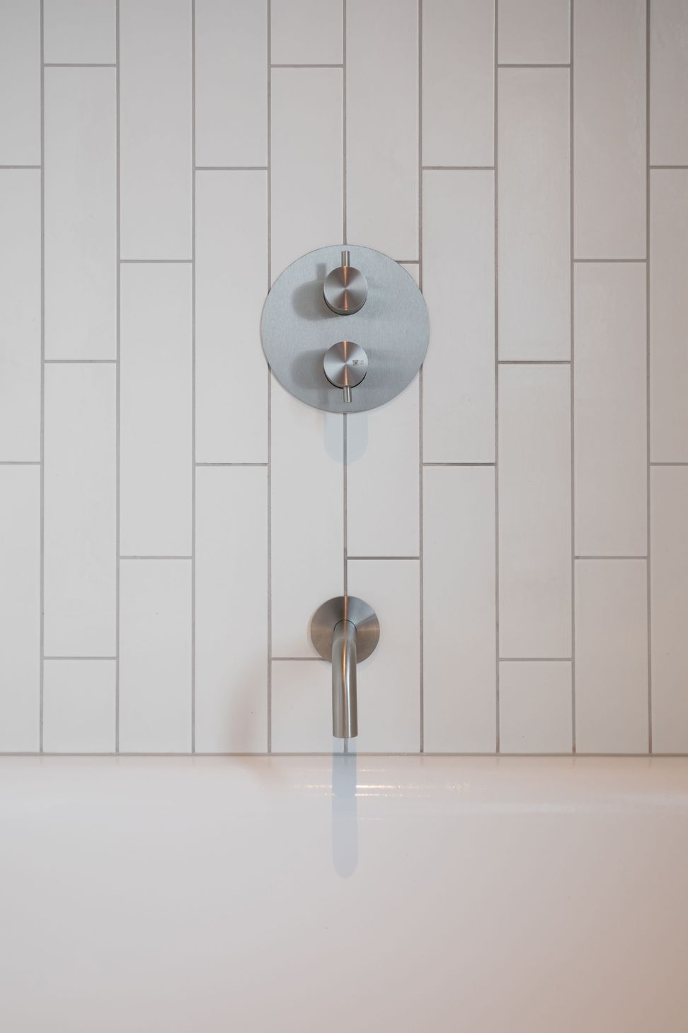 Main Bathroom - Source Series 1245 Mixer &amp; Diverter w/ Custom Spout 110mm