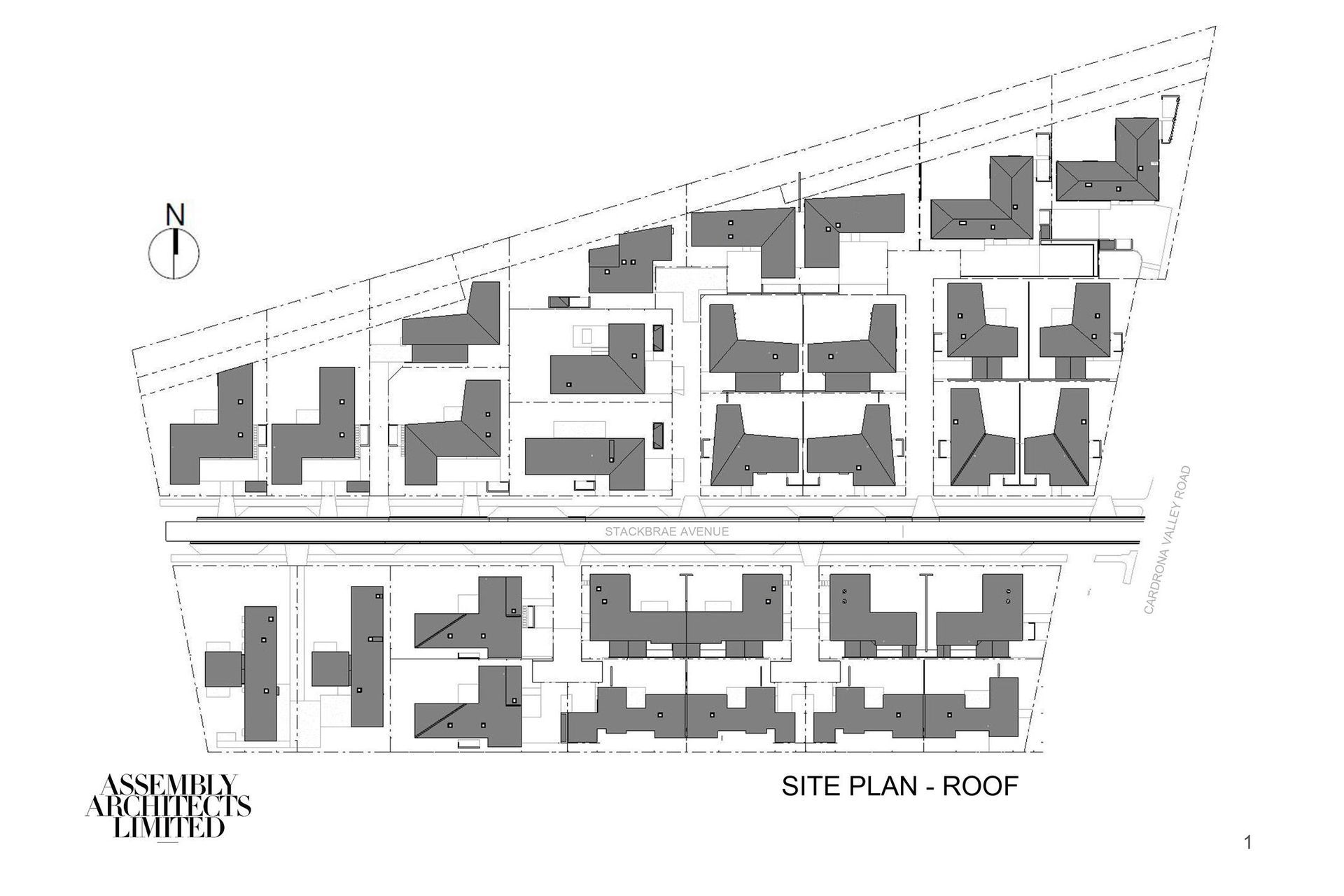 Site plan – roof by Assembly Architects.