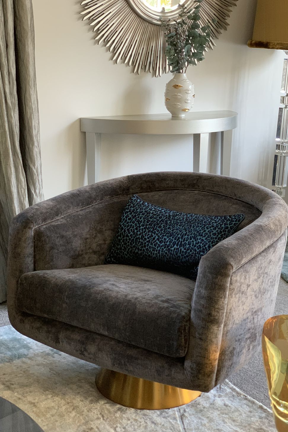 Swivel chairs from Jonathan Adler