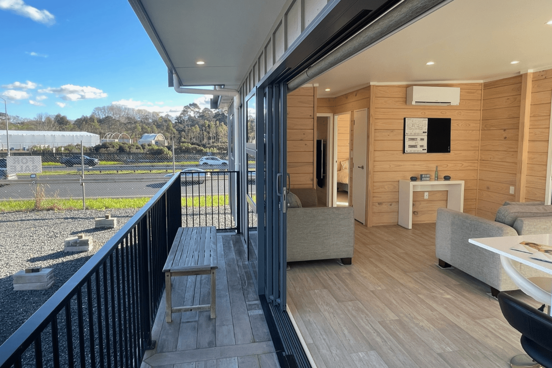 Back balcony directly accesses the kitchen &amp; living areas