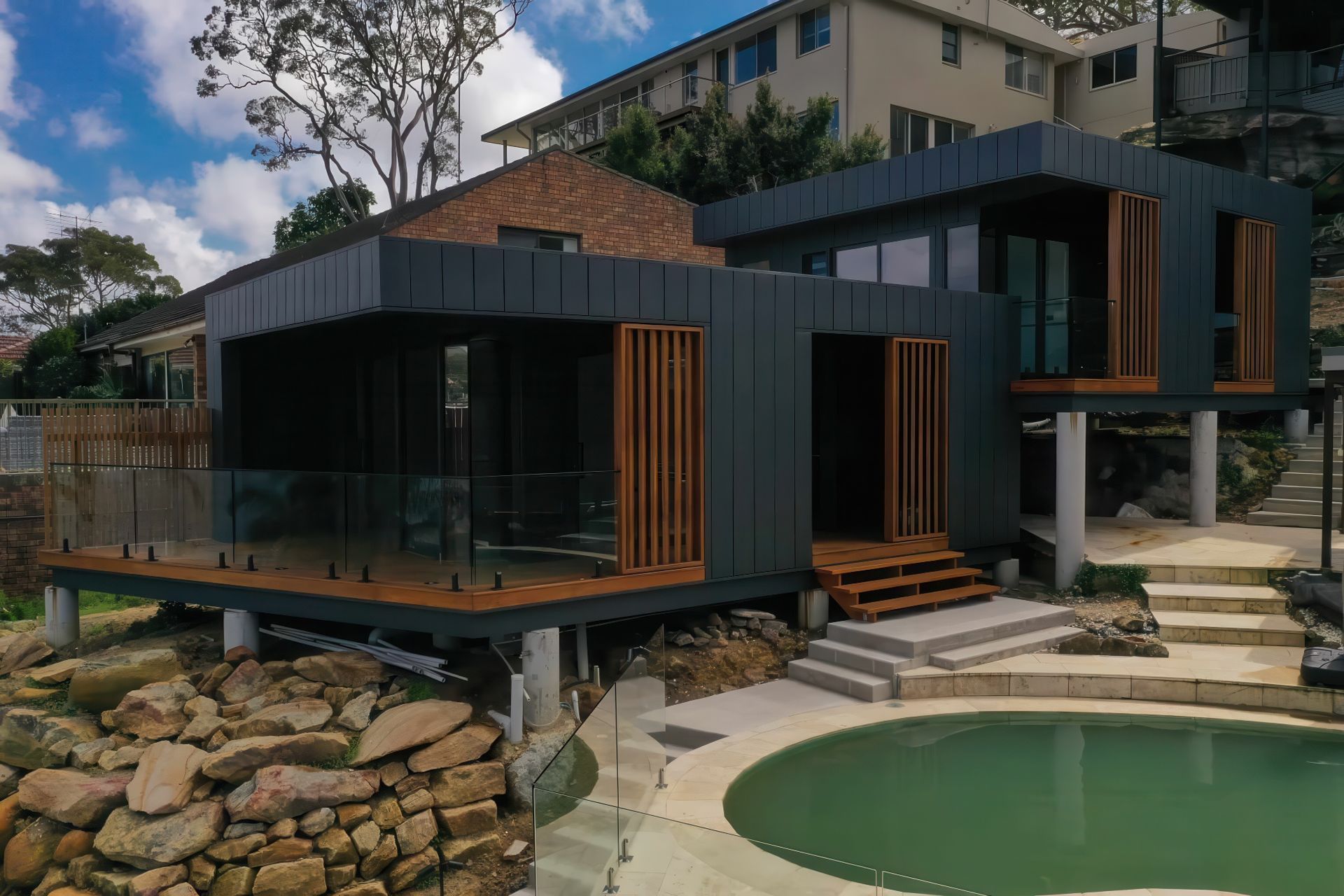 archipro-Matt-Black-Interlocking-Panel-At-Seaforth-Home.jpg