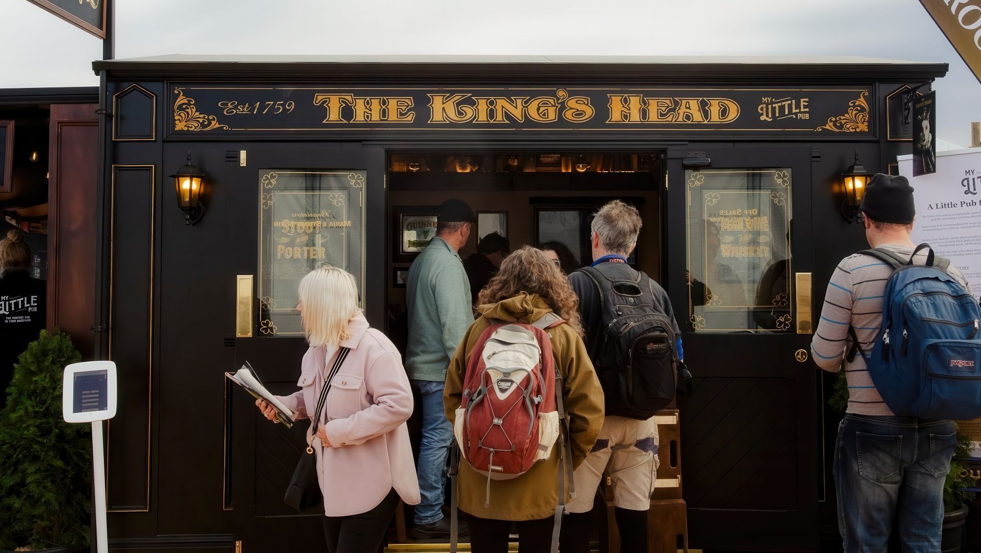 The King’s Head banner