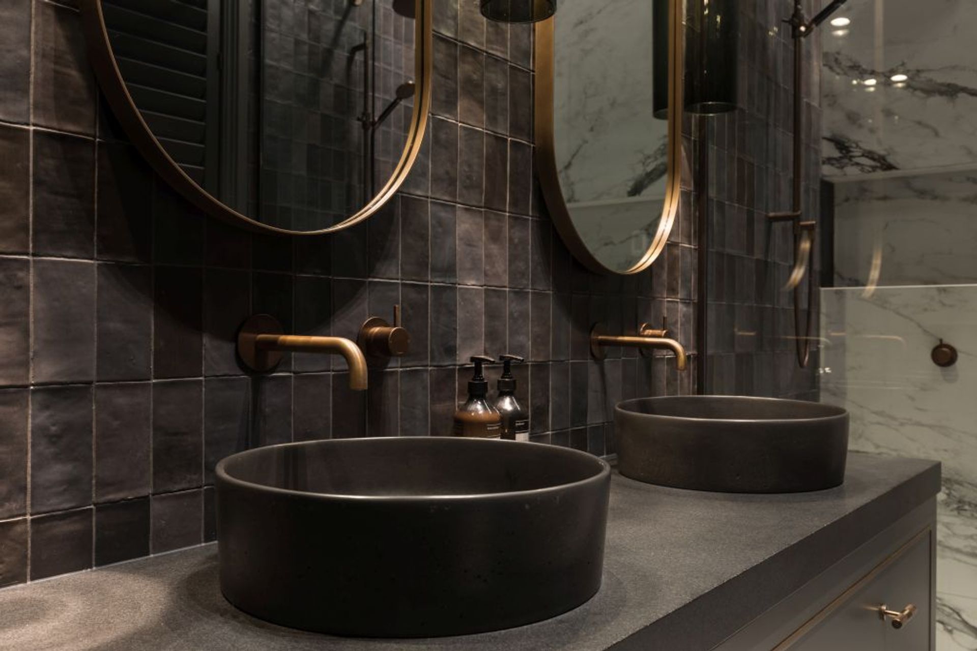 Moody Bathroom
