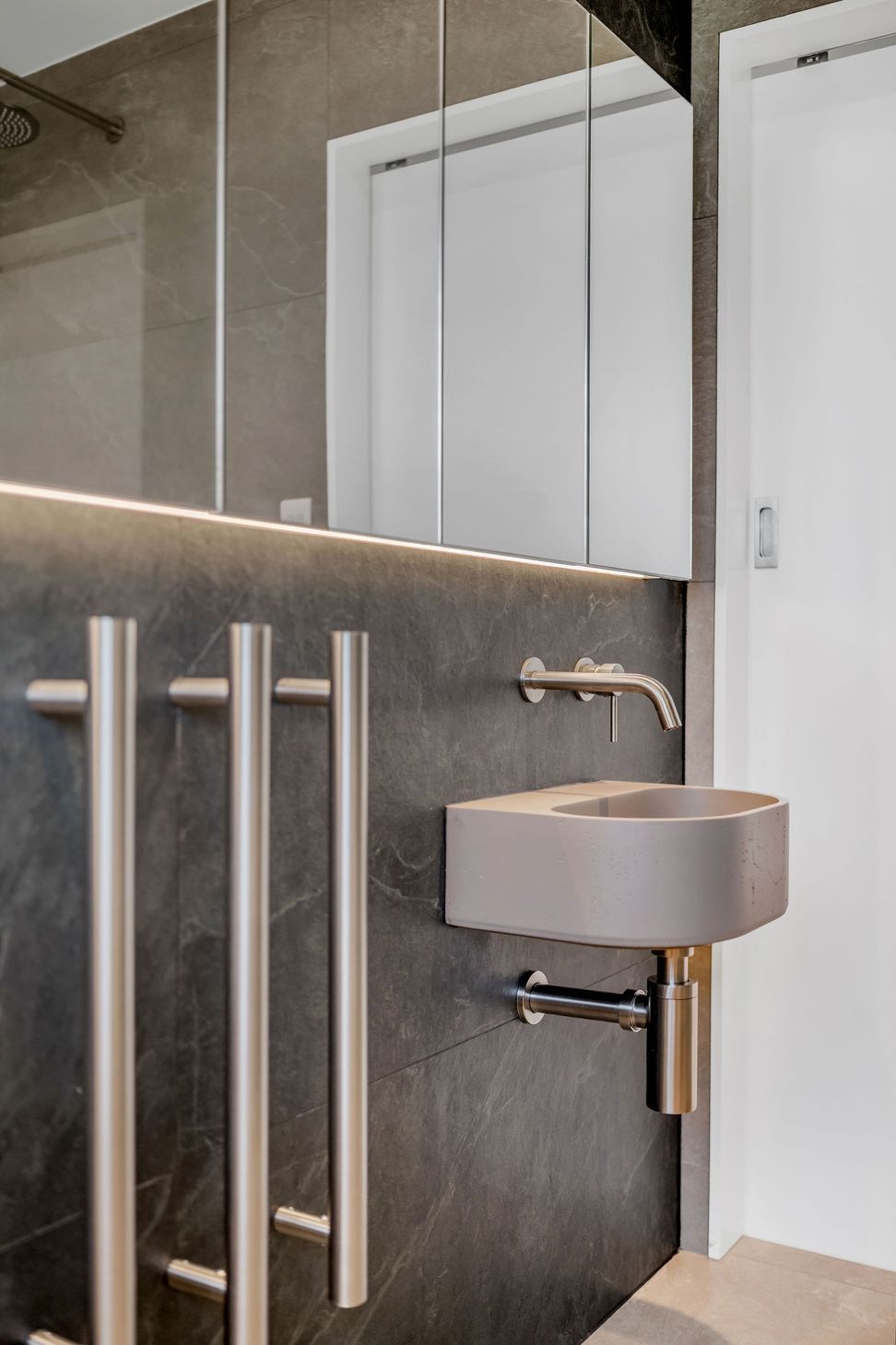 Backlit and beautifully integrated, this one’s designed to glow, not glare.