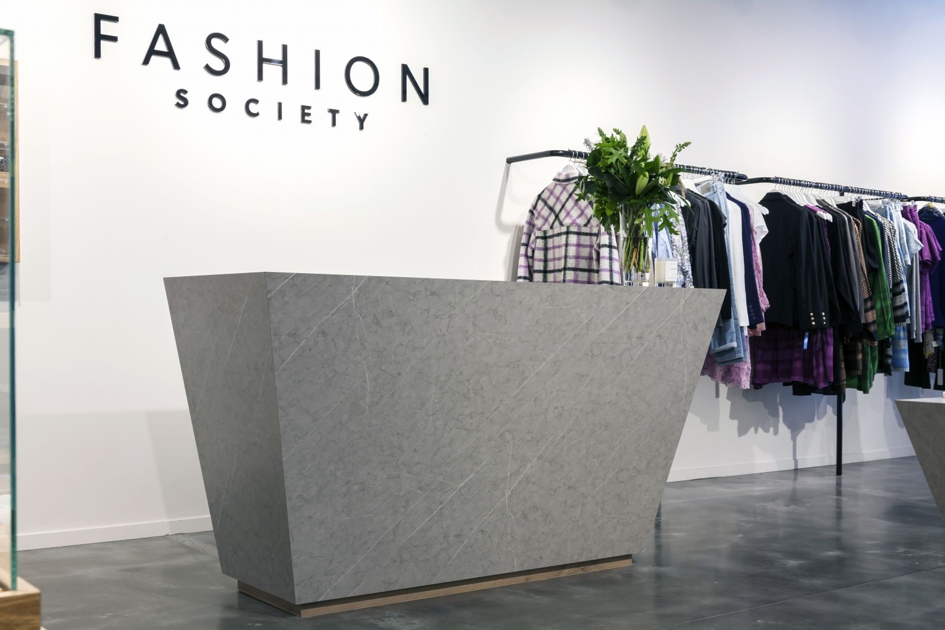 Prime Laminate Portland Stone. Designed by Tim Powell, Element 17.