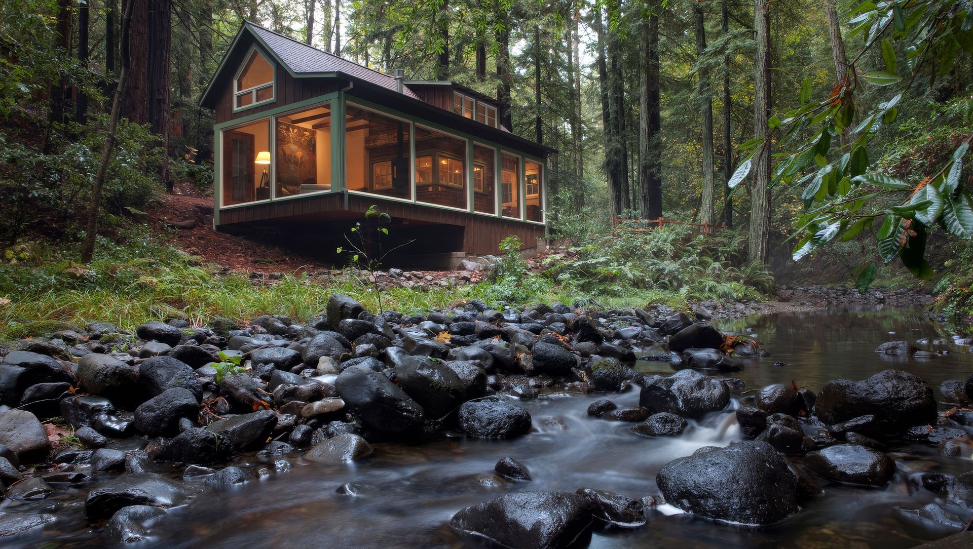 Creekside Cabin, Calistoga: A Rural Cabin Retreat banner