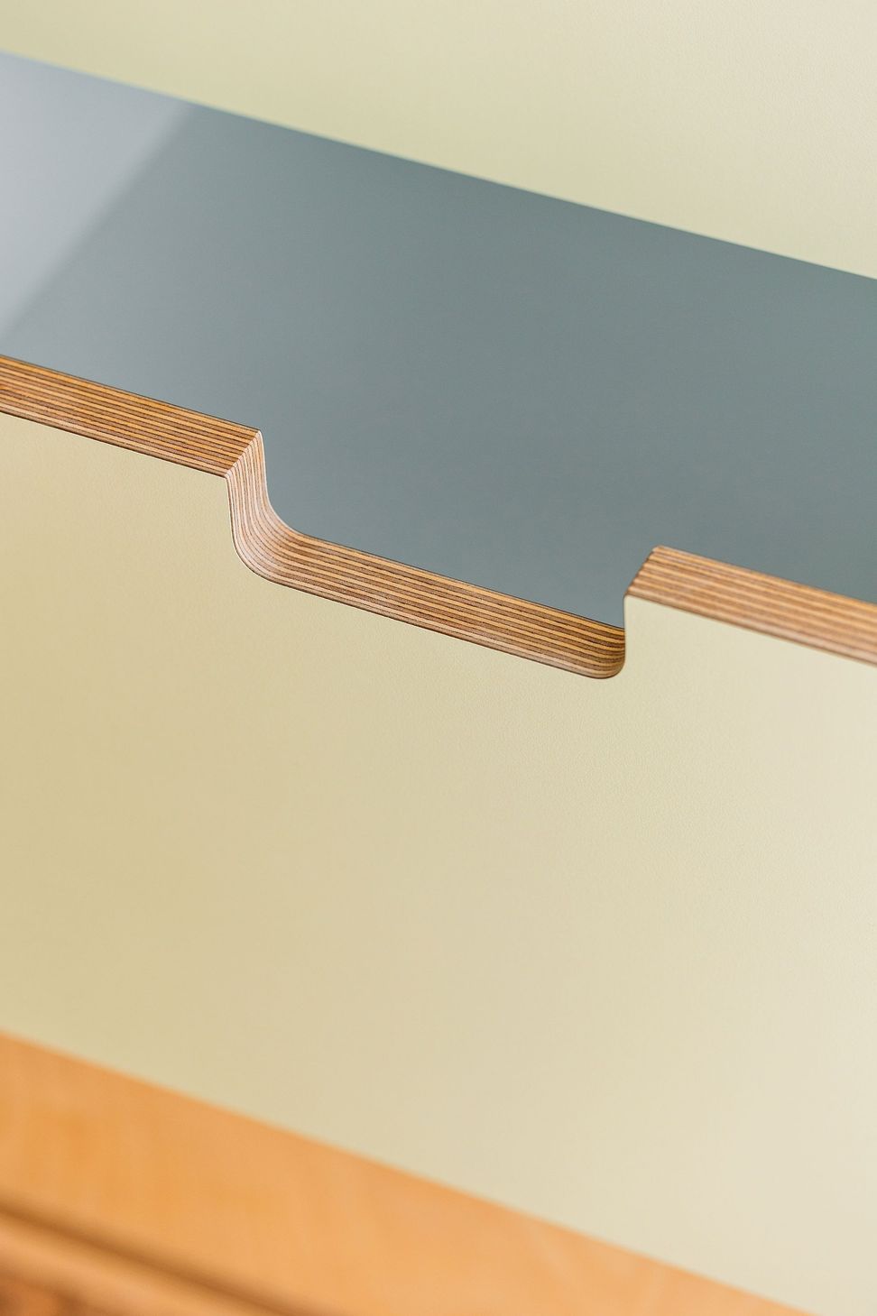 Simple cut-out handles.