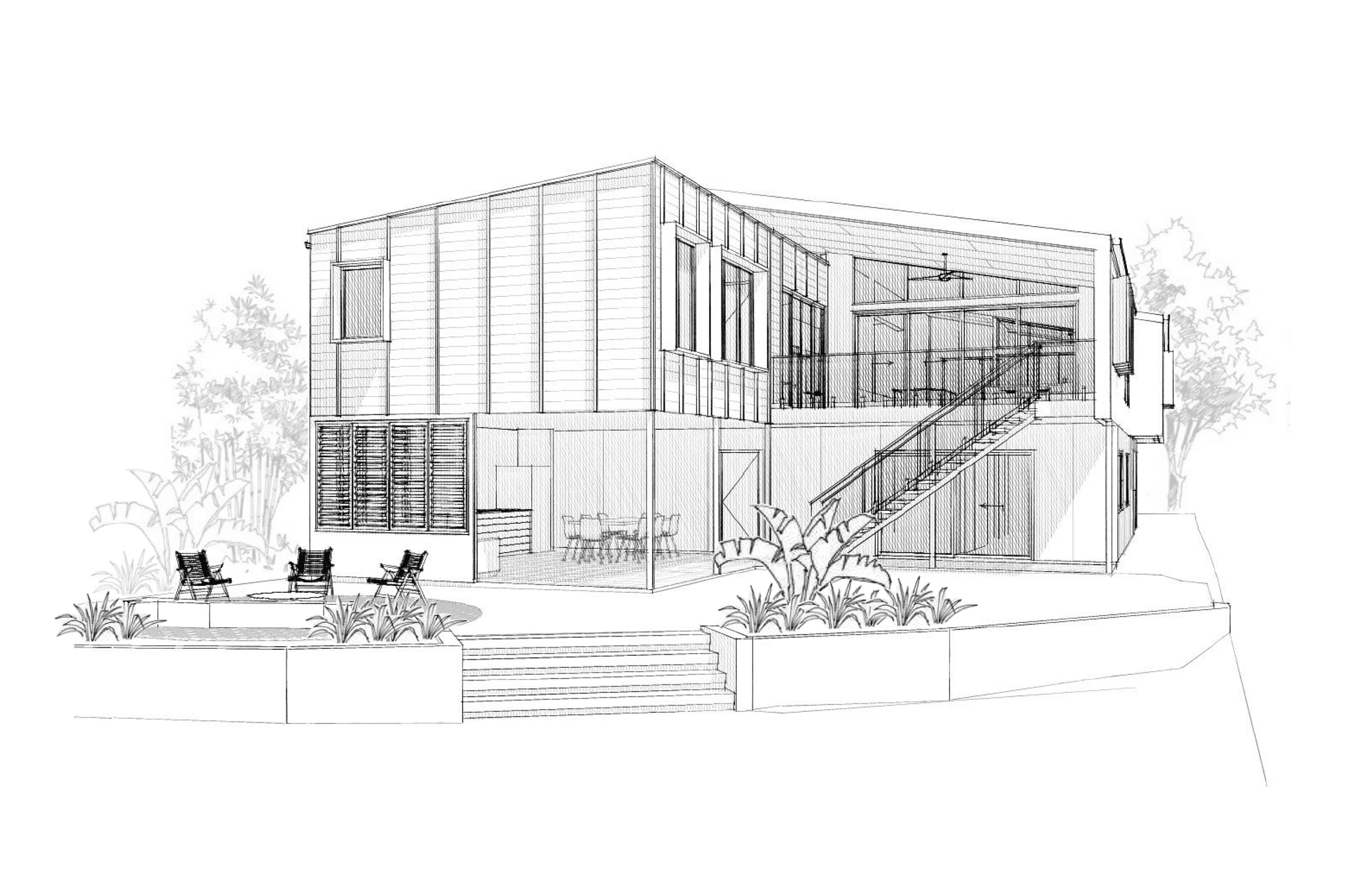 Rear 3D Sketch Perspective