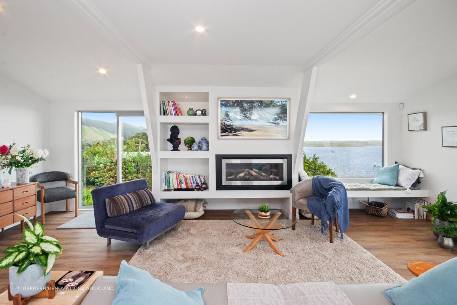 1970's A-Frame Bach Converted To Home In Port Waikato