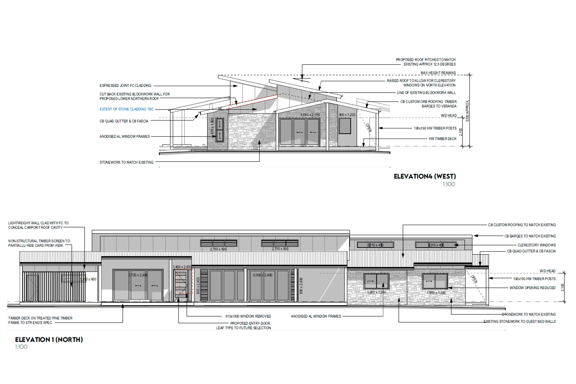 Proposed Elevations