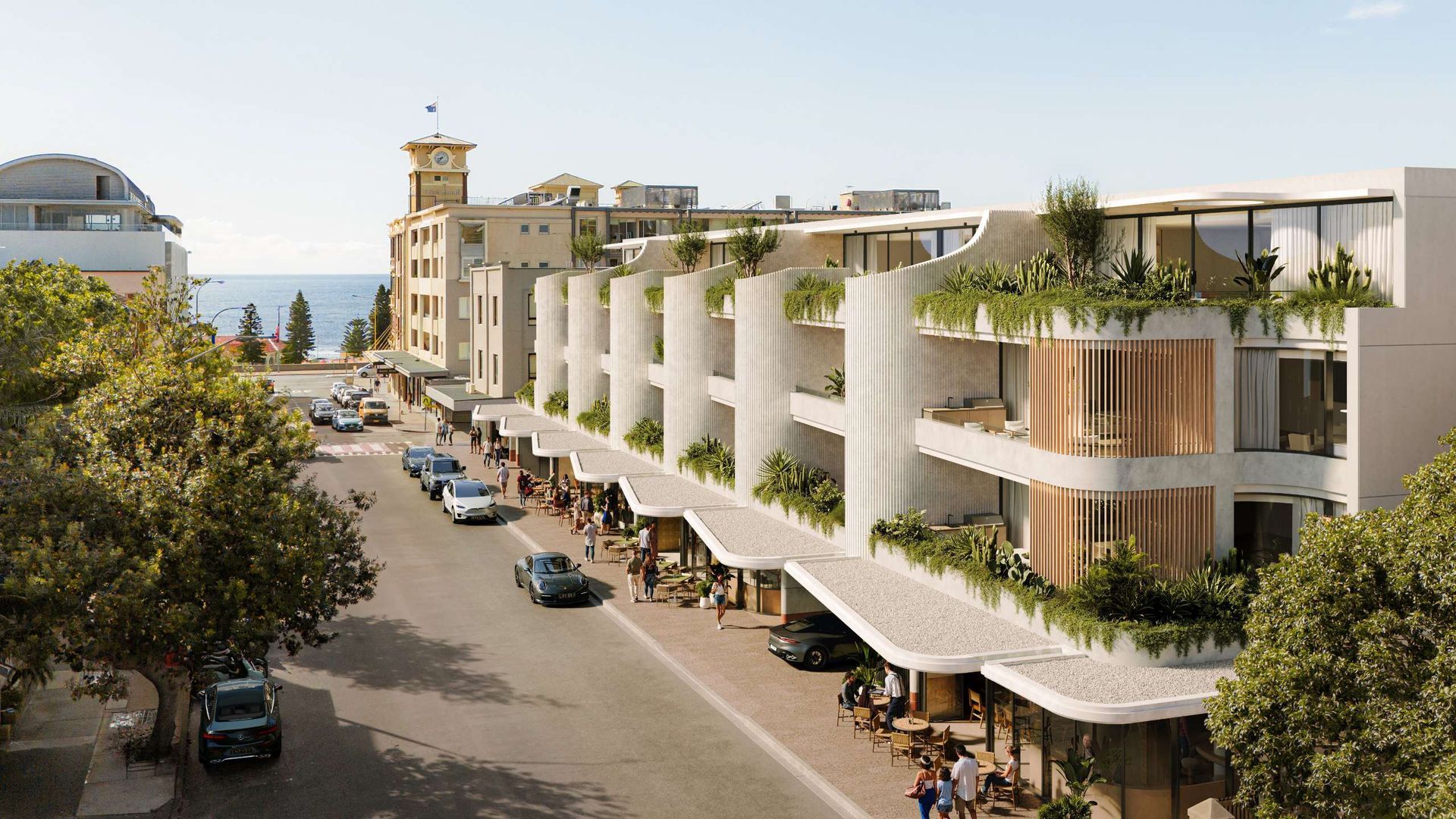 Explore Decoflame BEV real-flame fireplace installations at AVRA Bondi Beach by Clutch. No flue, no gas — luxury fireplaces for premium coastal residences. video