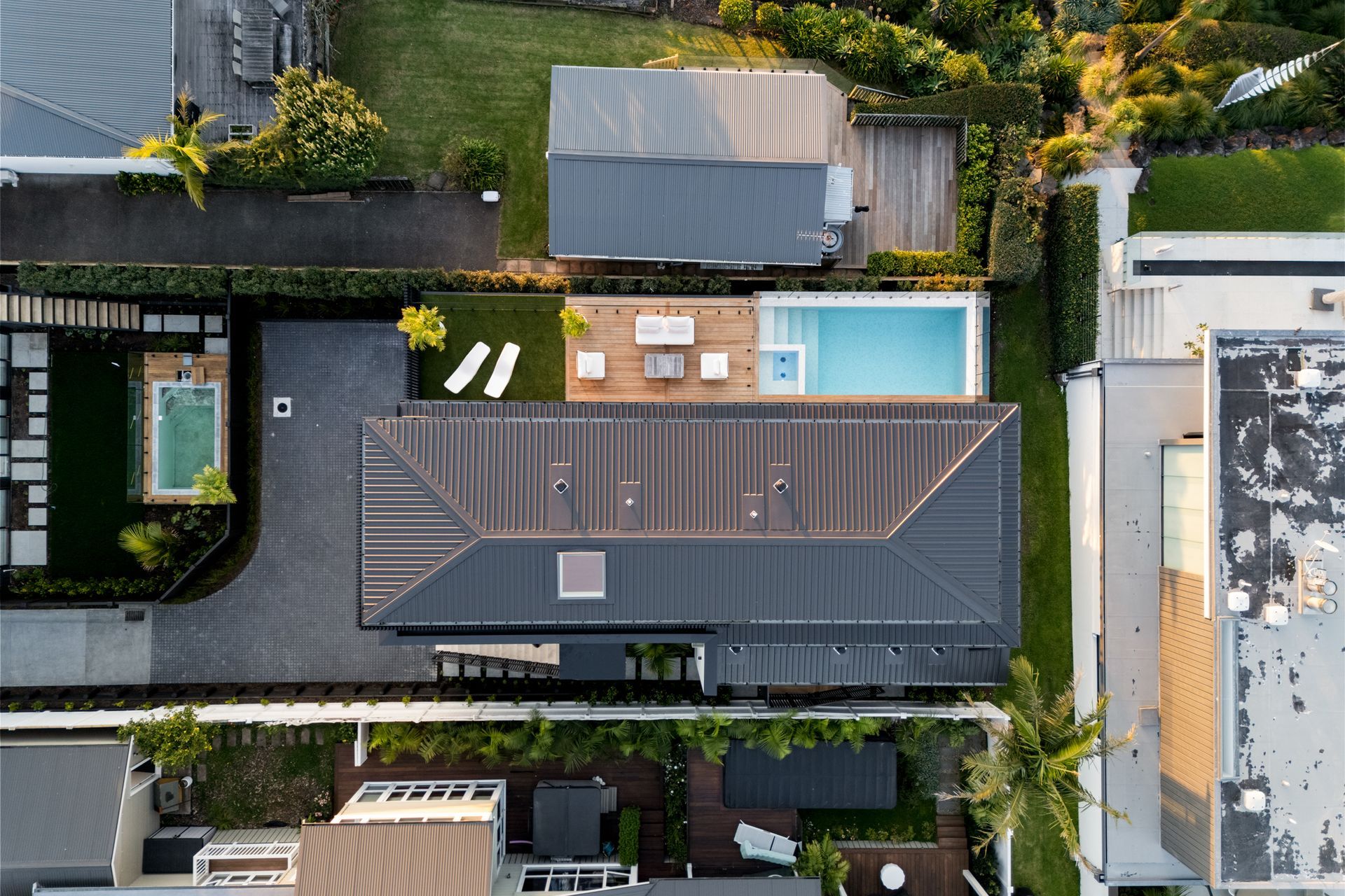 Aerial View | Westmere House | Residential New-Build | Macfie Architecture
