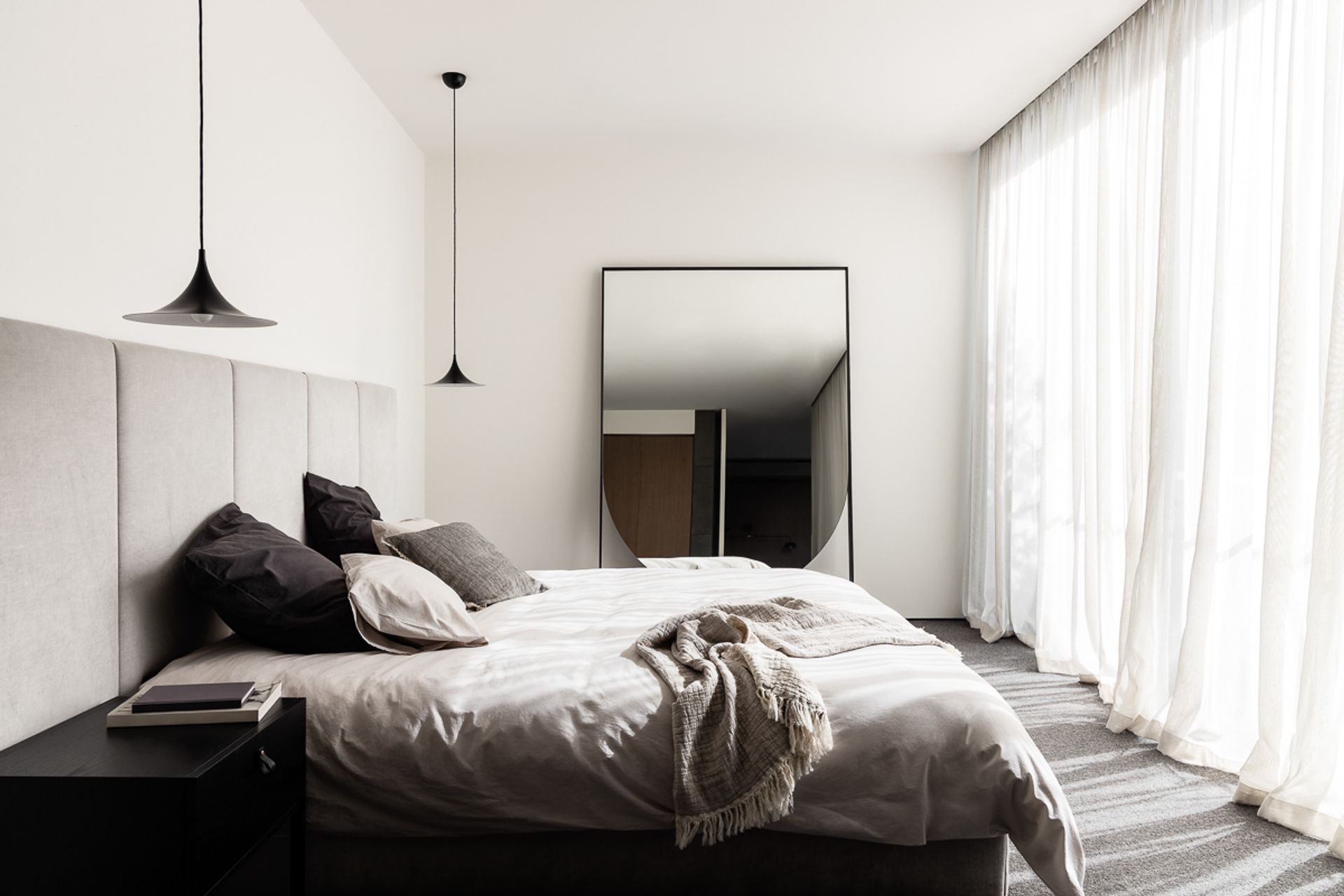 Sussex Residence - Sheers &amp; Recessed Motorised Blinds