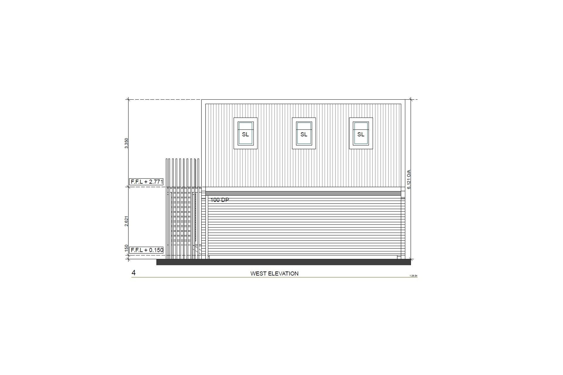 Double Garage with Loft Trellis