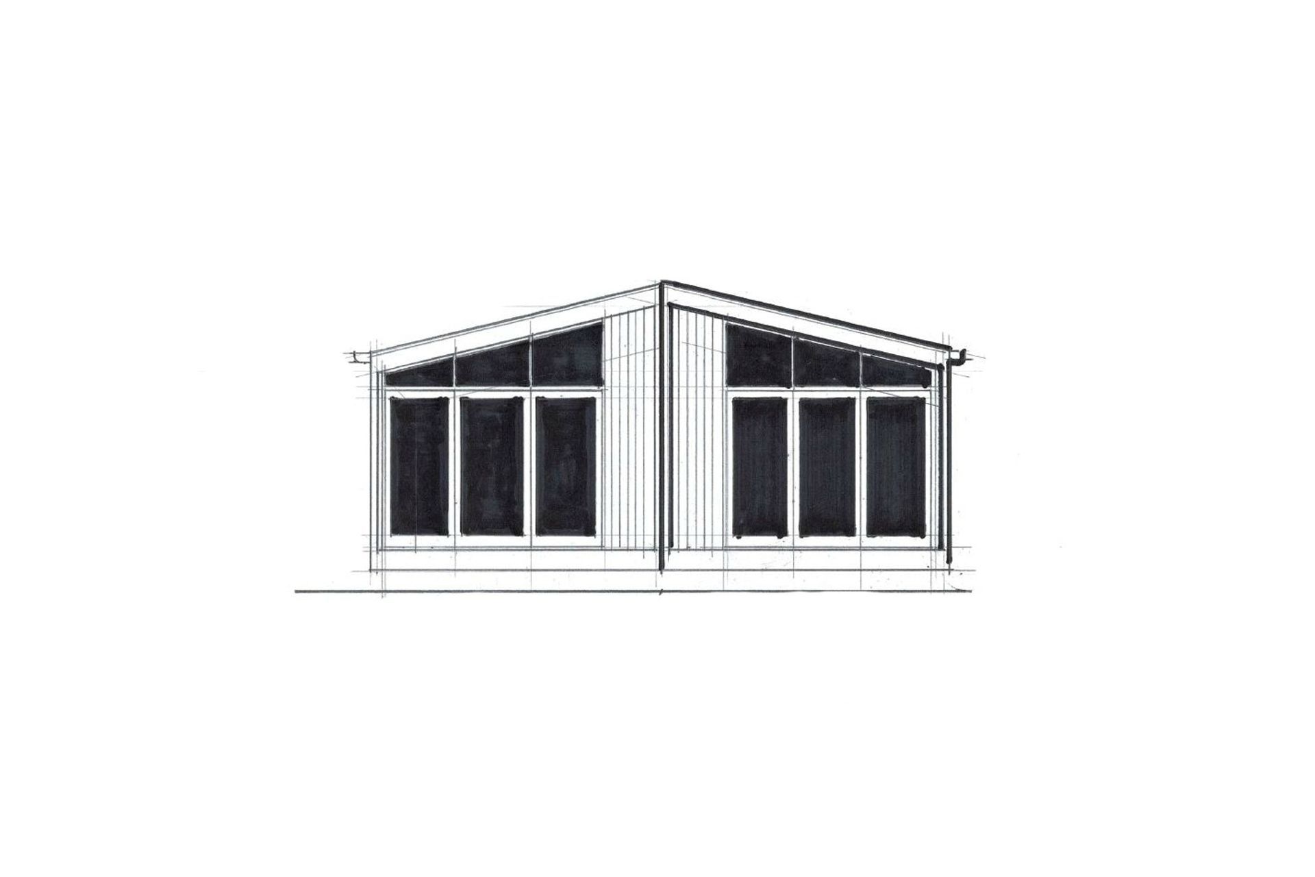 Sleepout - Split Gable - 30m2