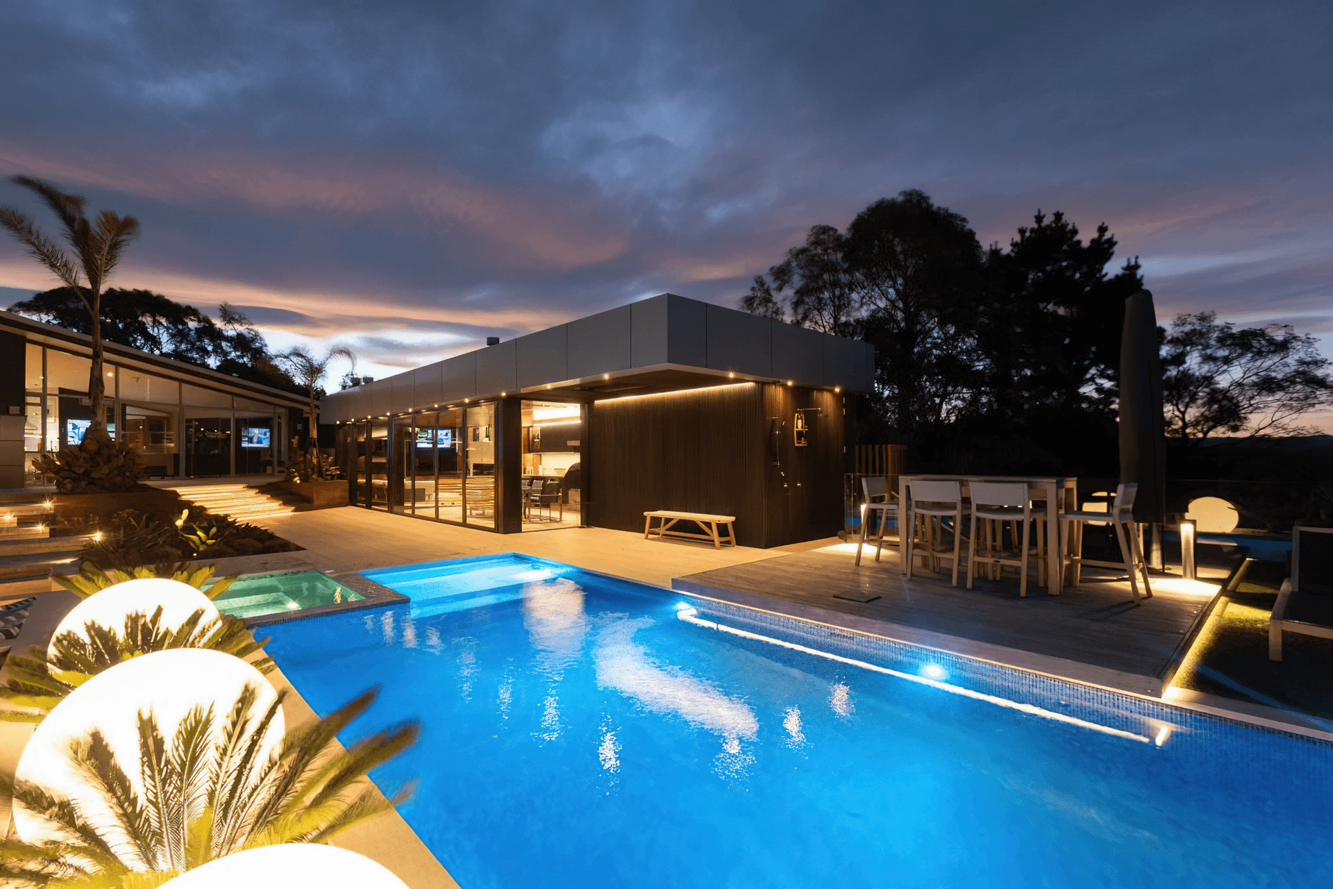 Kaimata Pool, Cabana &amp; Hard Landscape