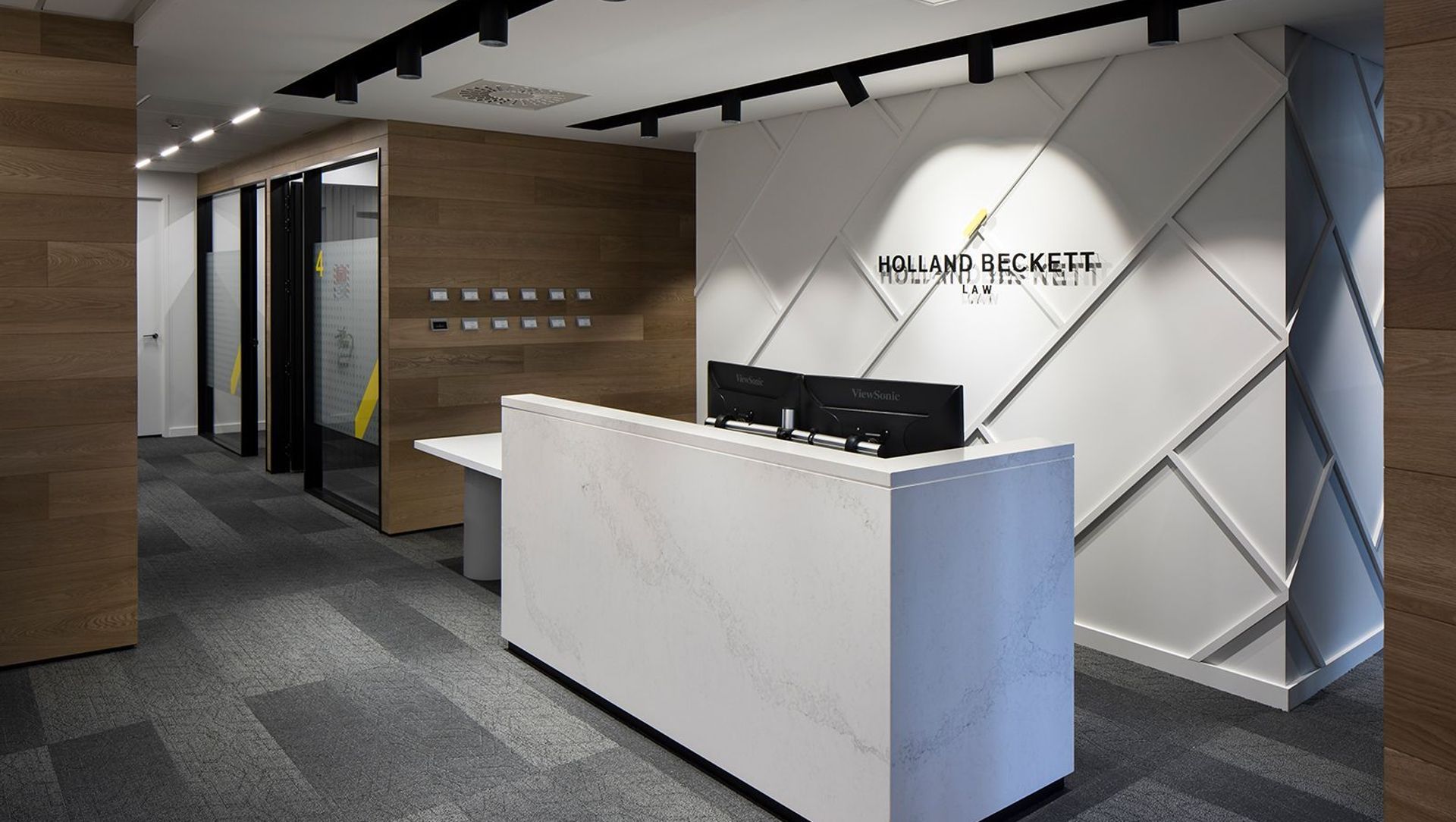 Holland Beckett Law Fitout banner