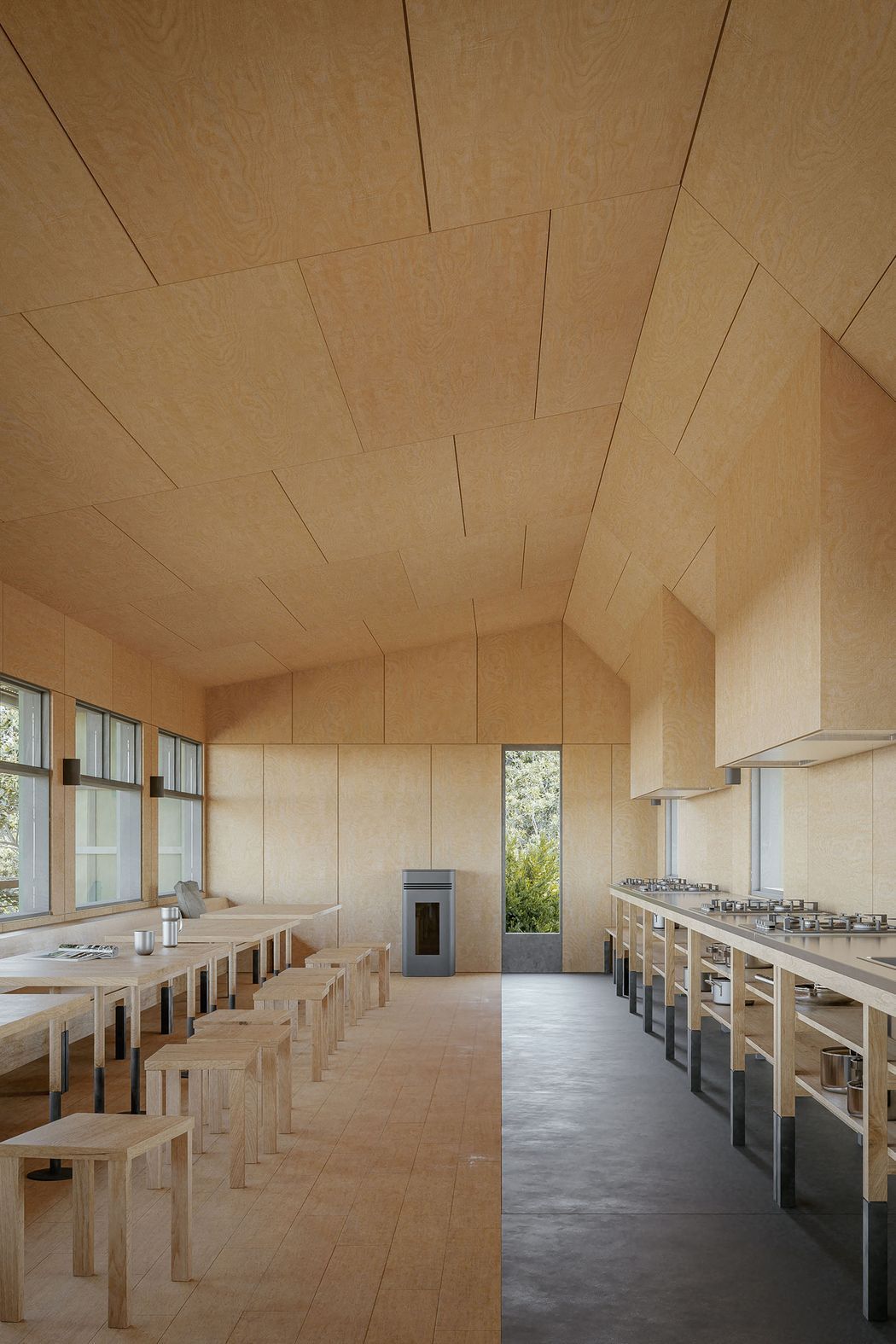 Communal hut