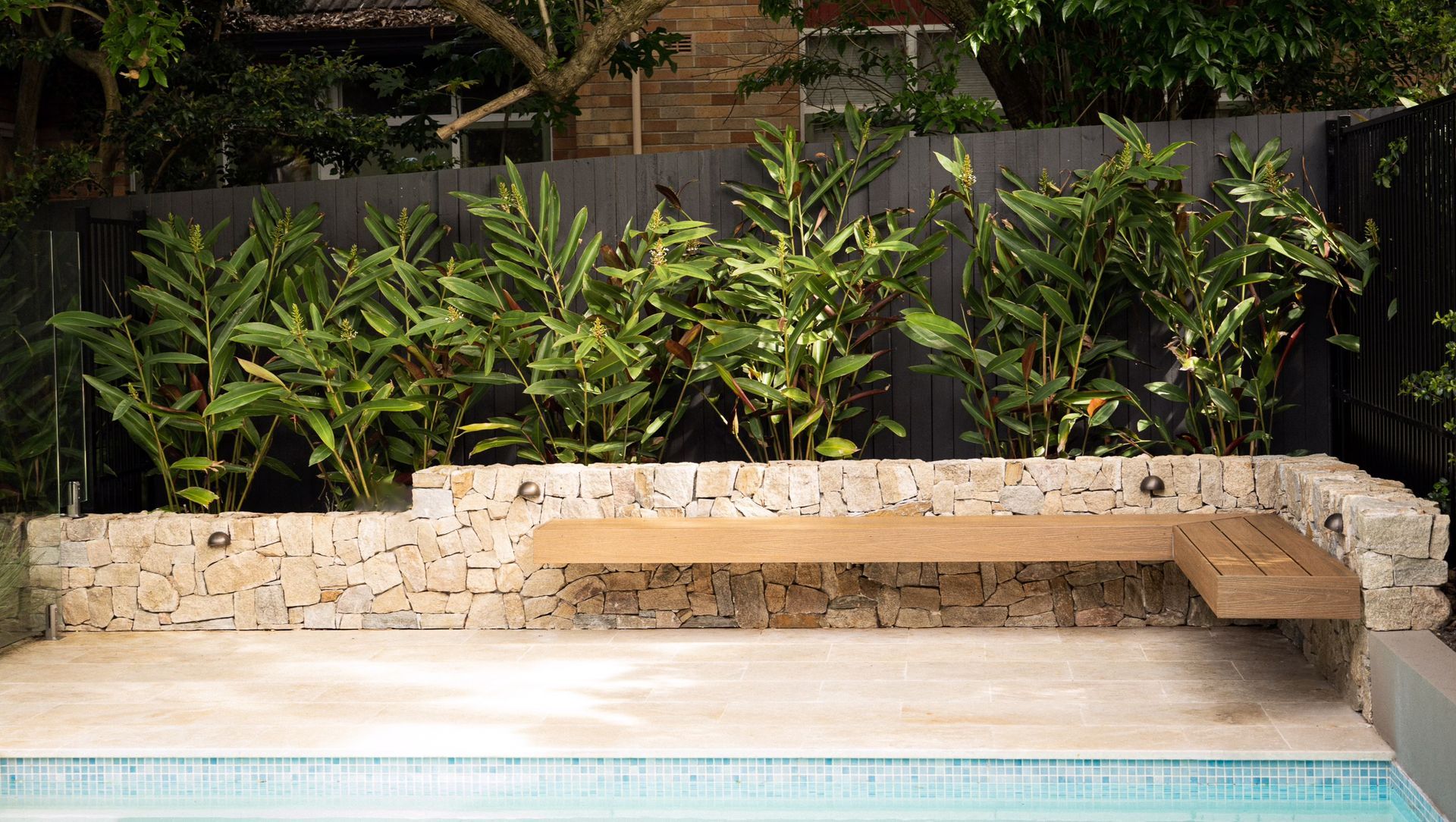 Cotswold Wall Cladding |  Classic Travertine | Branch Out Landscape Design | Outdoor Residential