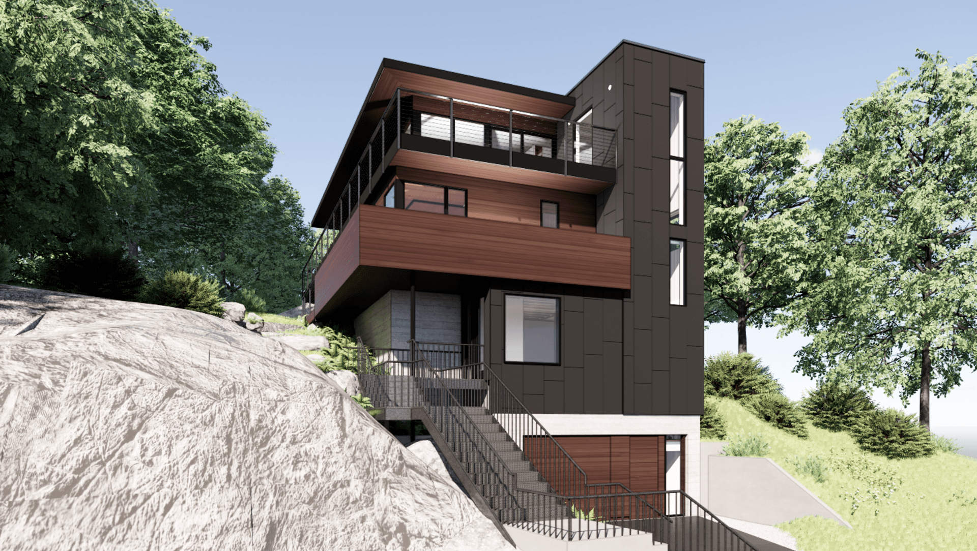 Cliffhanger House banner