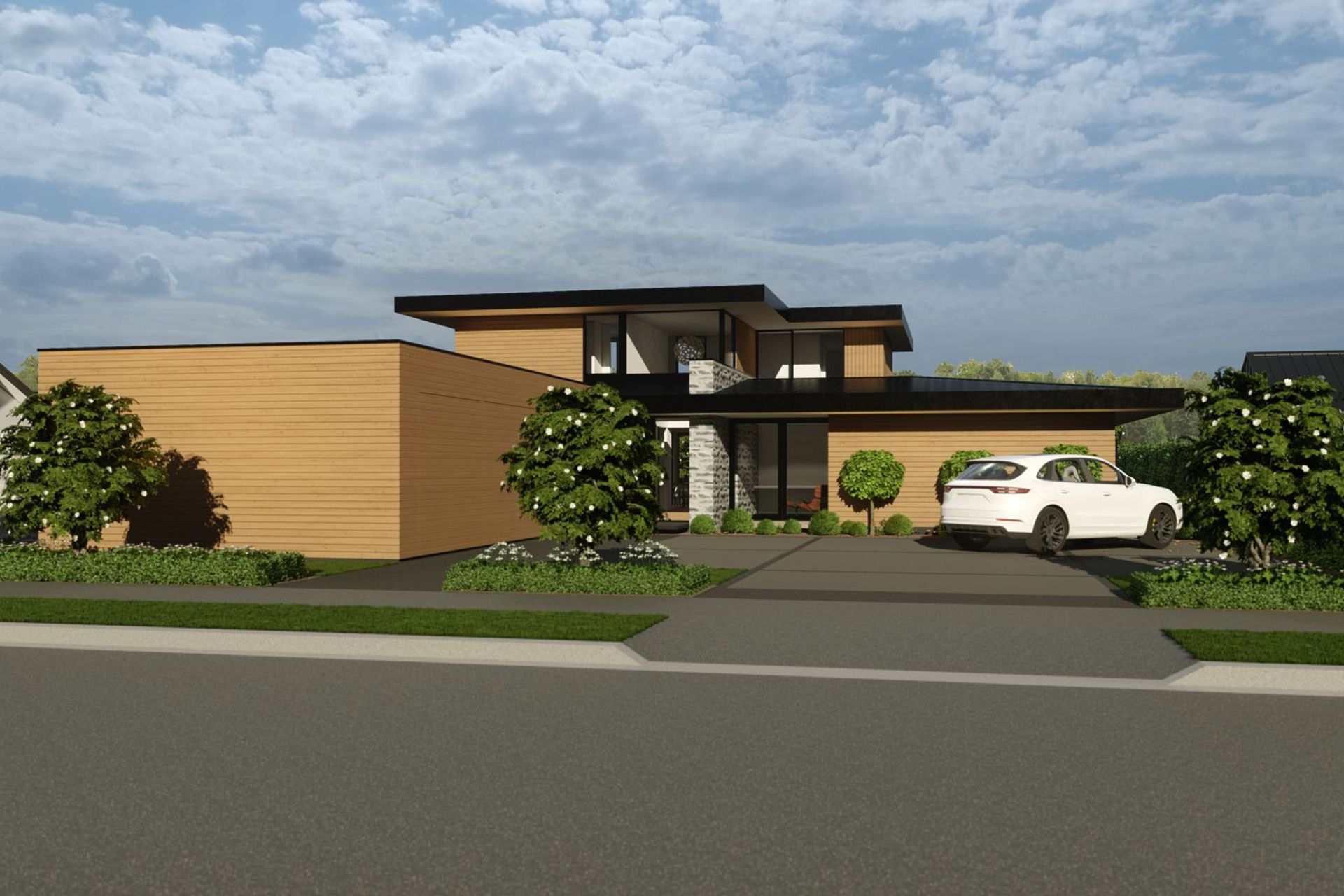 Flat Roof House