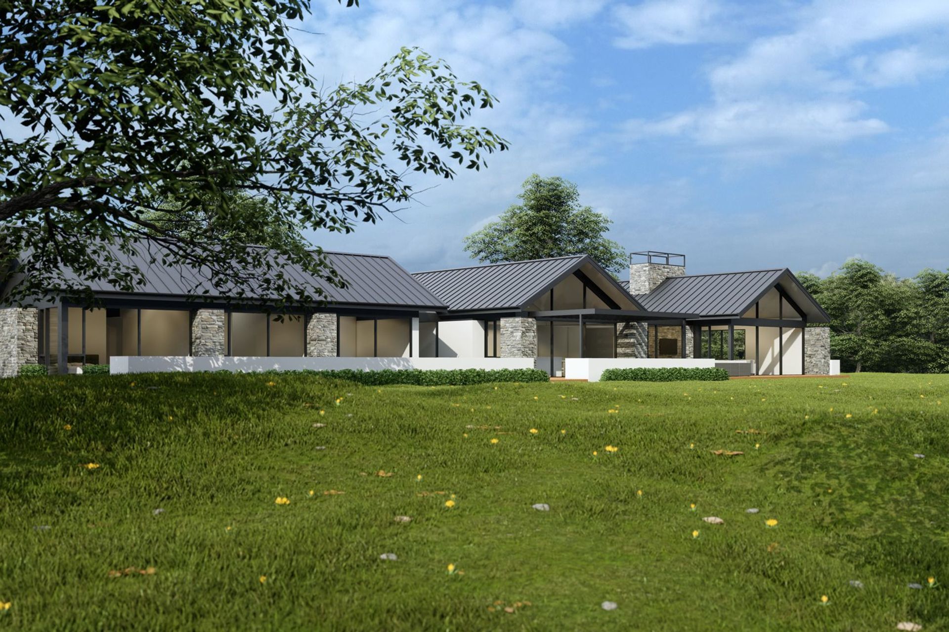 Triple Gable House