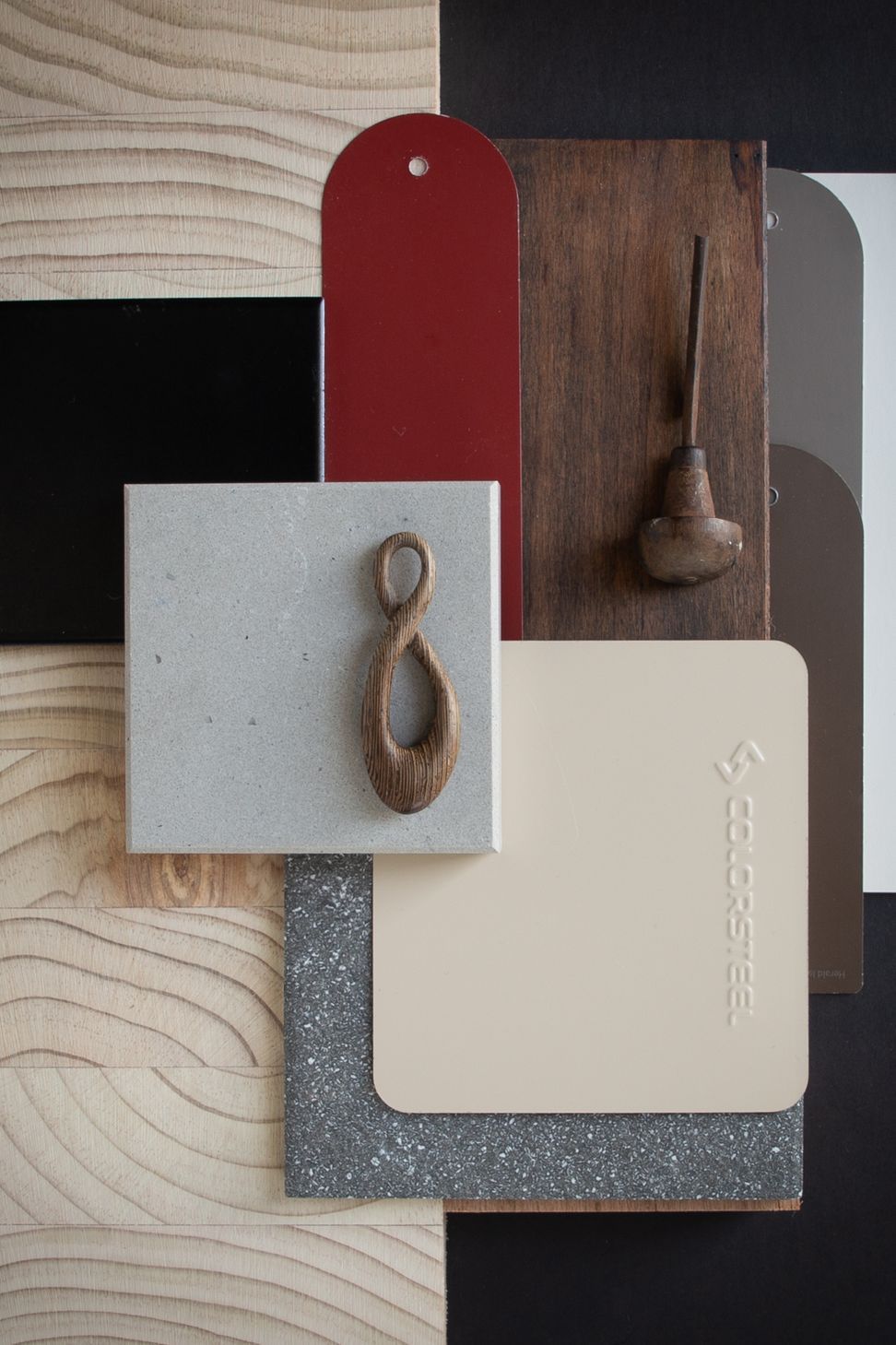 Colour: Desert Sand reminds us of our connection to the land, a connection to heritage. This palette is designed to incorporate the colours of morning light over frost, the stained red of berries and rosehips, natural grains of timber in New Zealand made laminated beams, and the warm weathered browns of branches in a winter landscape.