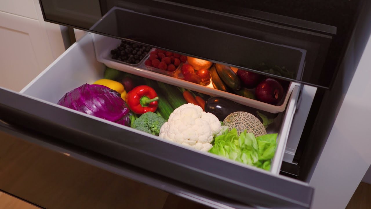 CX Glass Panel Designer Series Multi Drawer Fridge gallery detail image