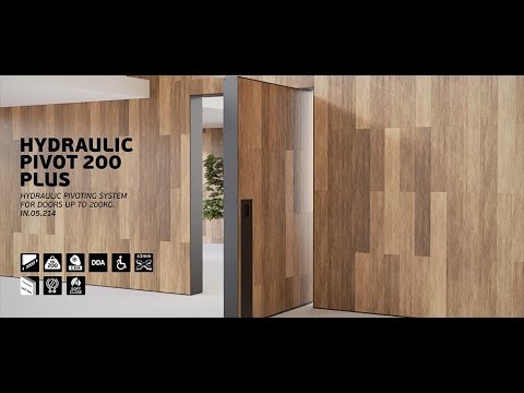 IN.05.214 JNF Hydraulic Pivot Set For Wooden Doors gallery detail image