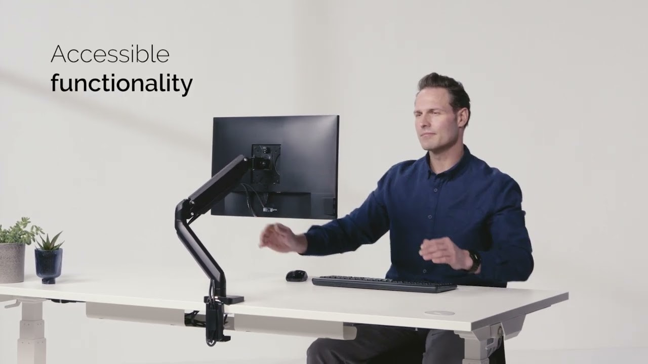Platinum Series Dual Monitor Arm gallery detail image