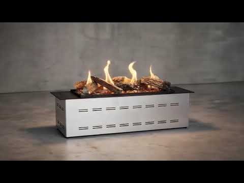Decoflame BEV LogicWood Log Fireplace 20.5 Hr Burn Time gallery detail image